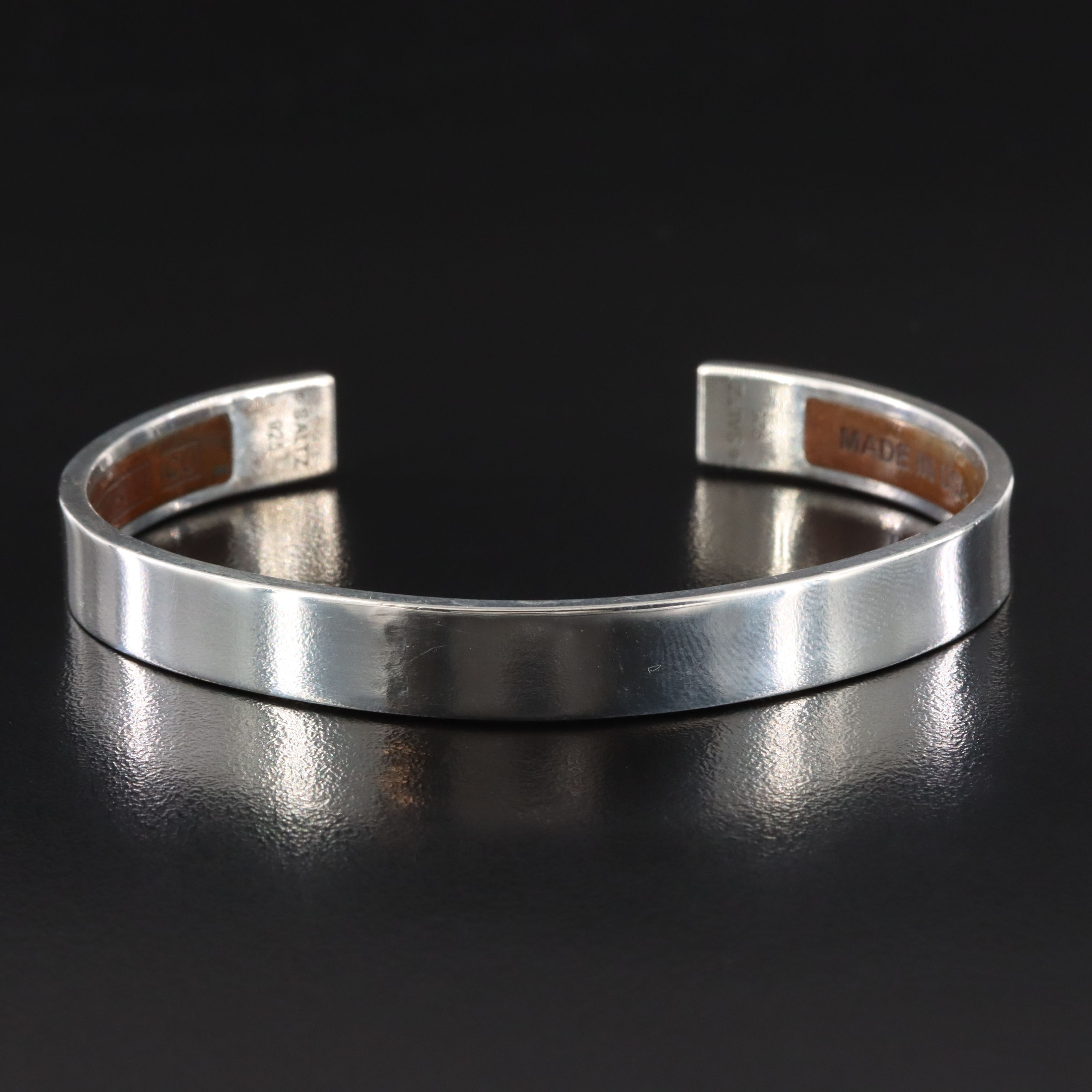 Saltz Sterling and Copper Cuff Bracelet