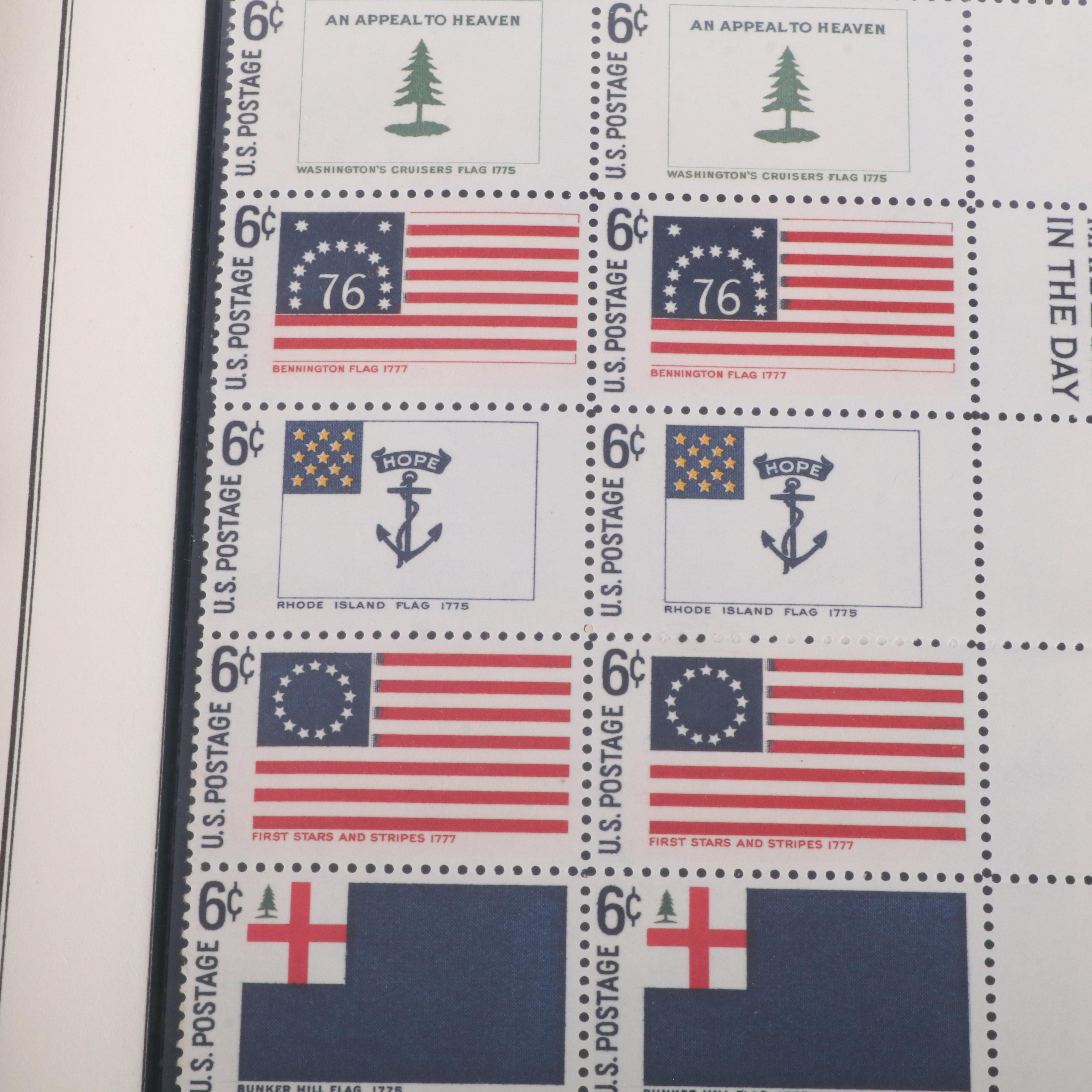 U.S. Postage Stamp Plate Block Album, 1963 to 1972