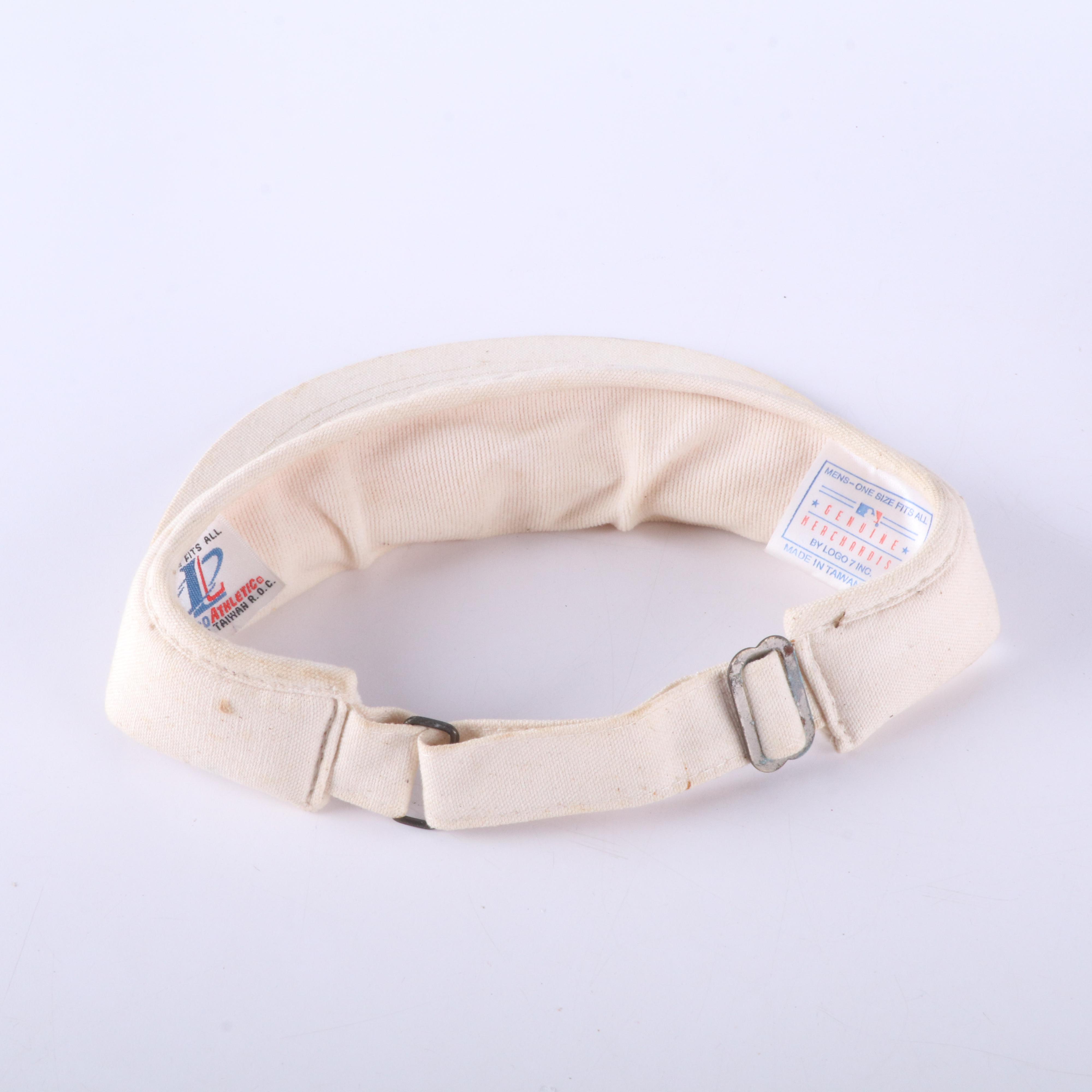 Two Signed Caps, Barry Larkin and Carlton Fisk