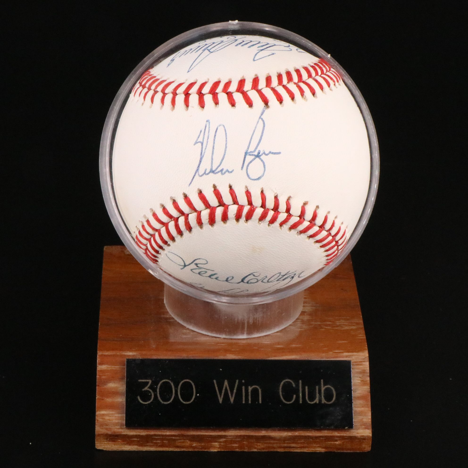 300 Win Club Signed Baseball with Nolan Ryan, Tom Seaver, Steve Carlton, & More