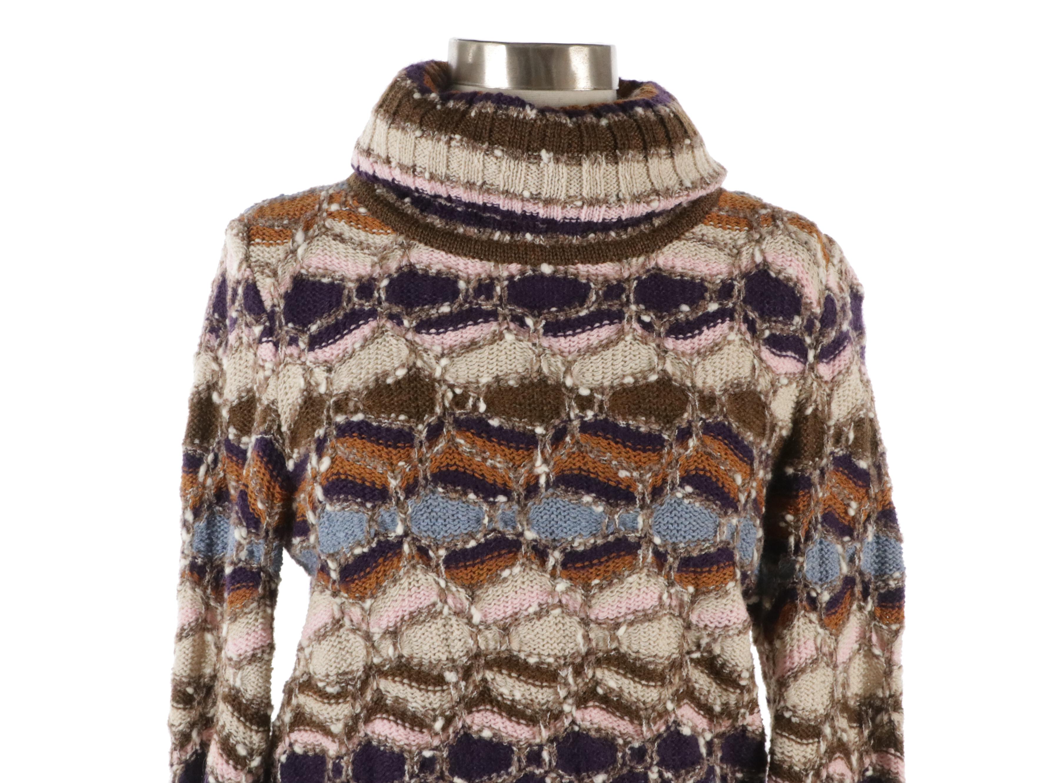Missoni for Neiman Marcus Bouclé Knit Turtleneck Sweater and Cable Knit Pant