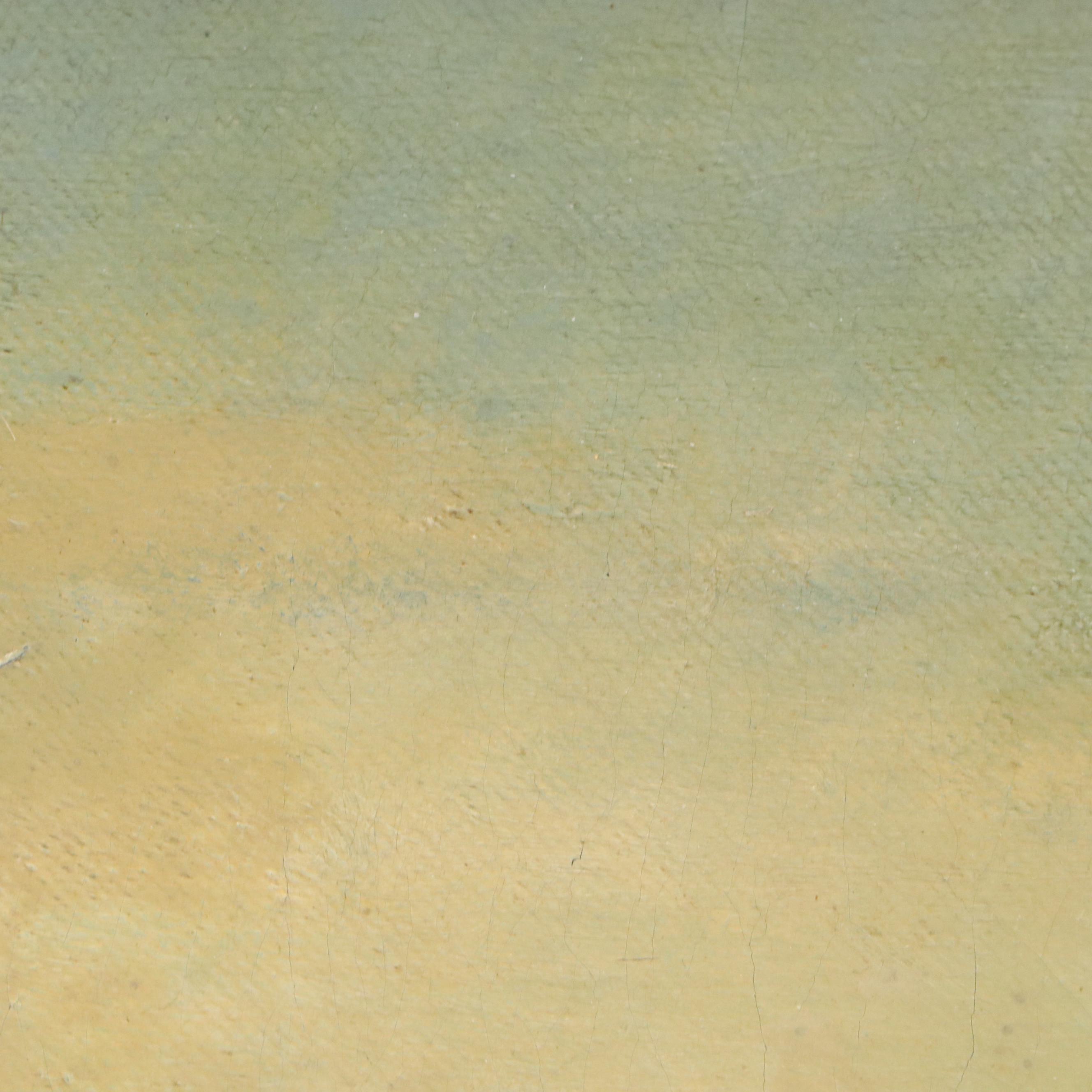 Continental School River Landscape Oil Painting, 19th Century