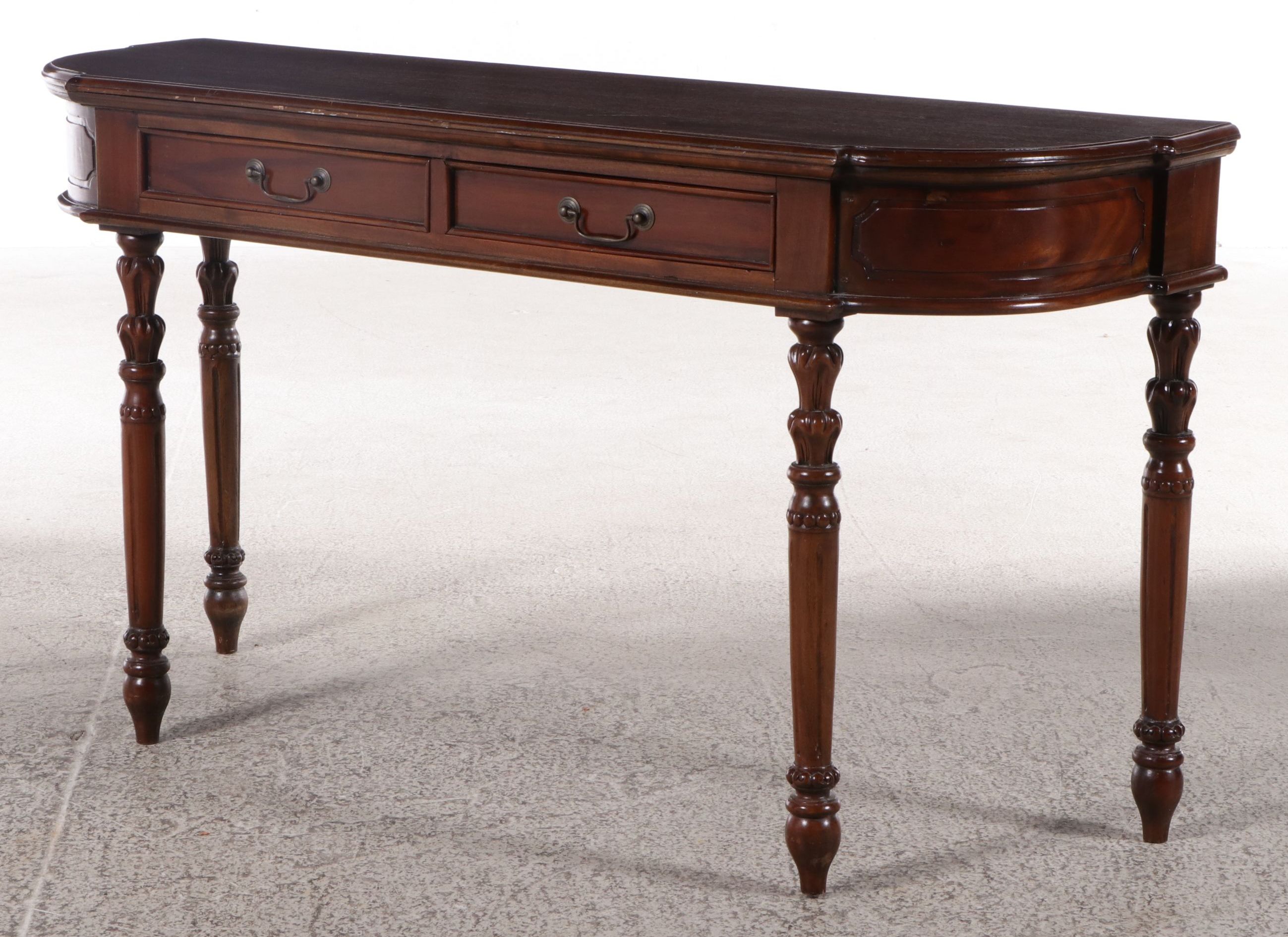 Sheraton Style Mahogany Console Table