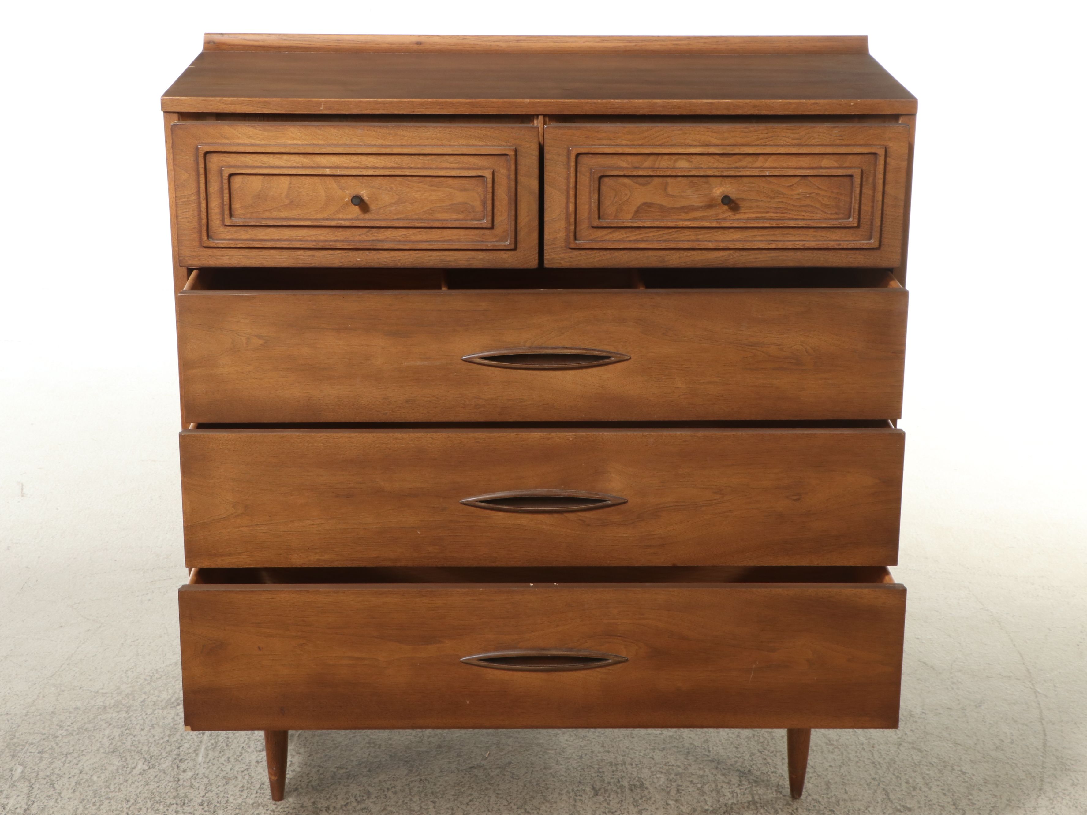 Broyhill Premier Mid Century Modern Walnut Chest of Drawers