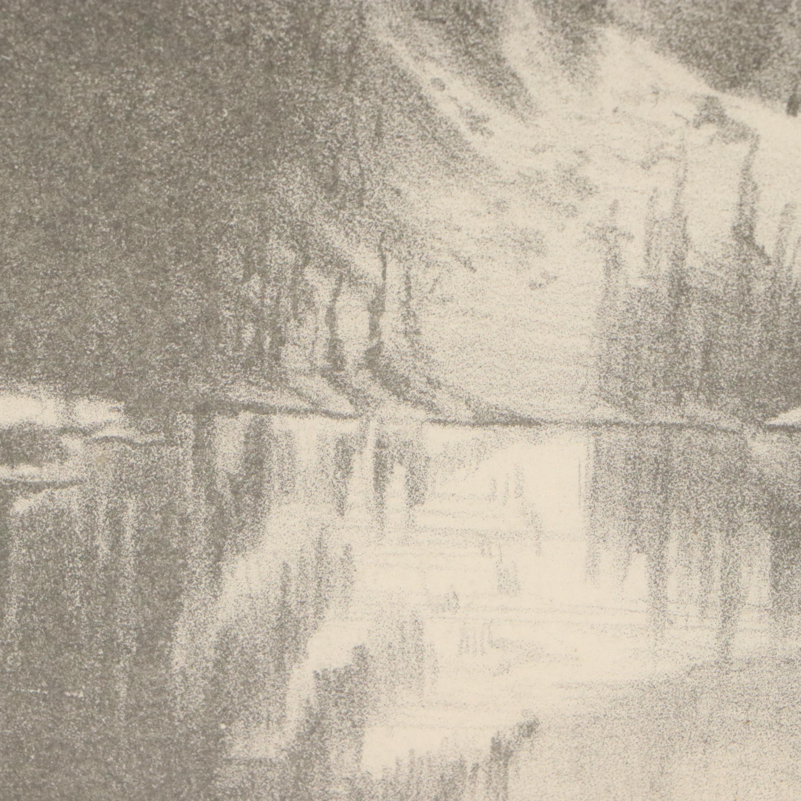 Roland Templeton Lithograph "Dream Lake, Estes Park, Colo."