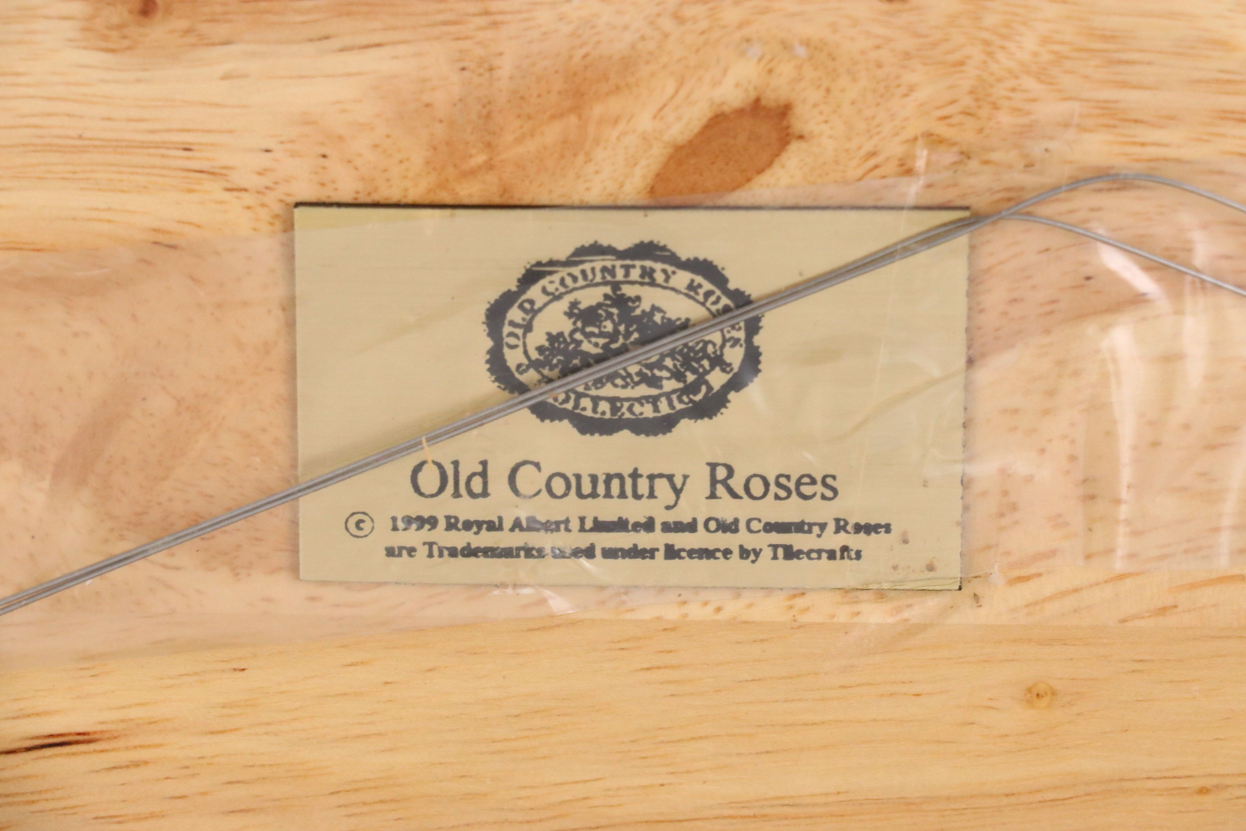 Royal Albert "Old Country Roses" Dinnerware with Cheese Tray and Vases