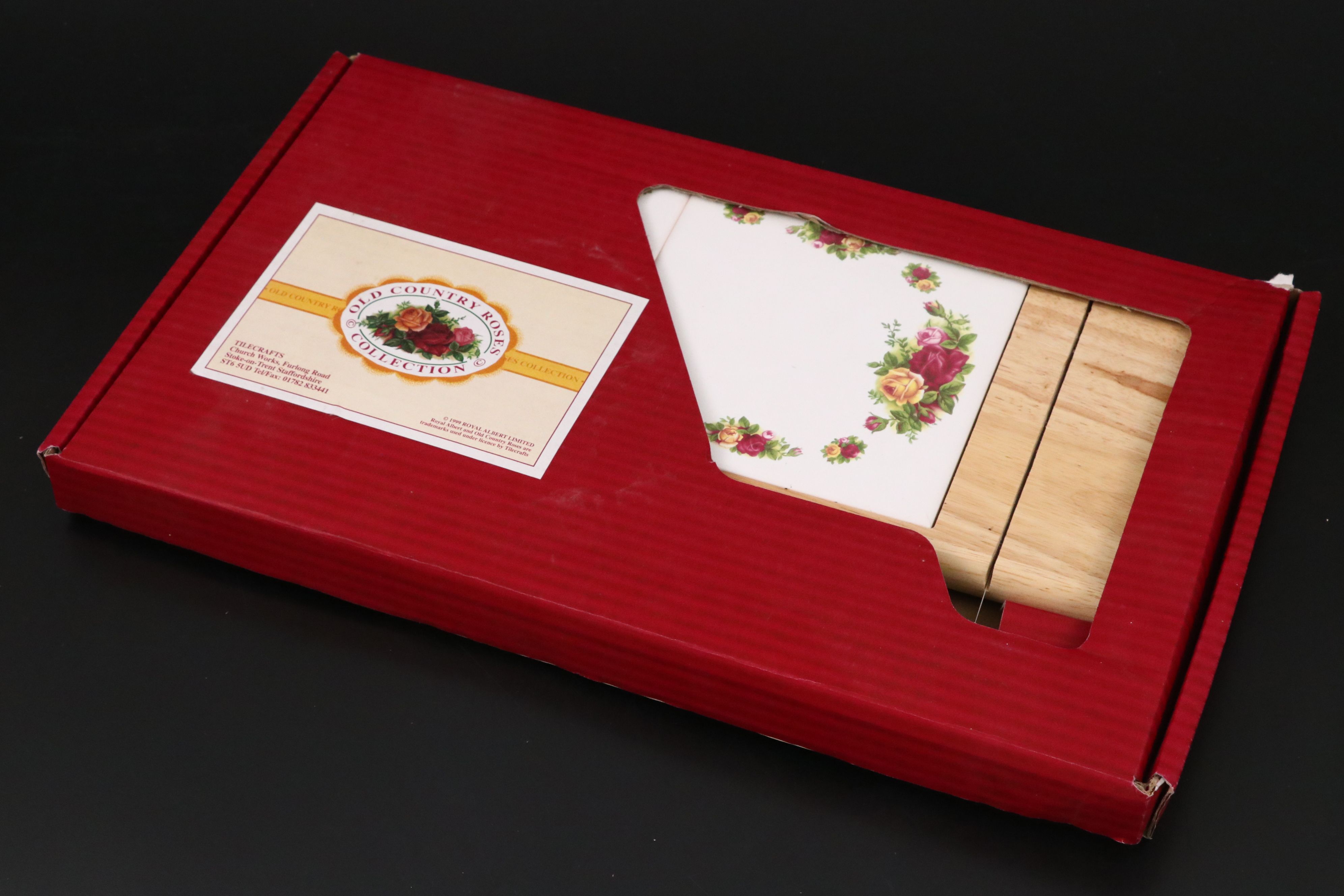 Royal Albert "Old Country Roses" Dinnerware with Cheese Tray and Vases