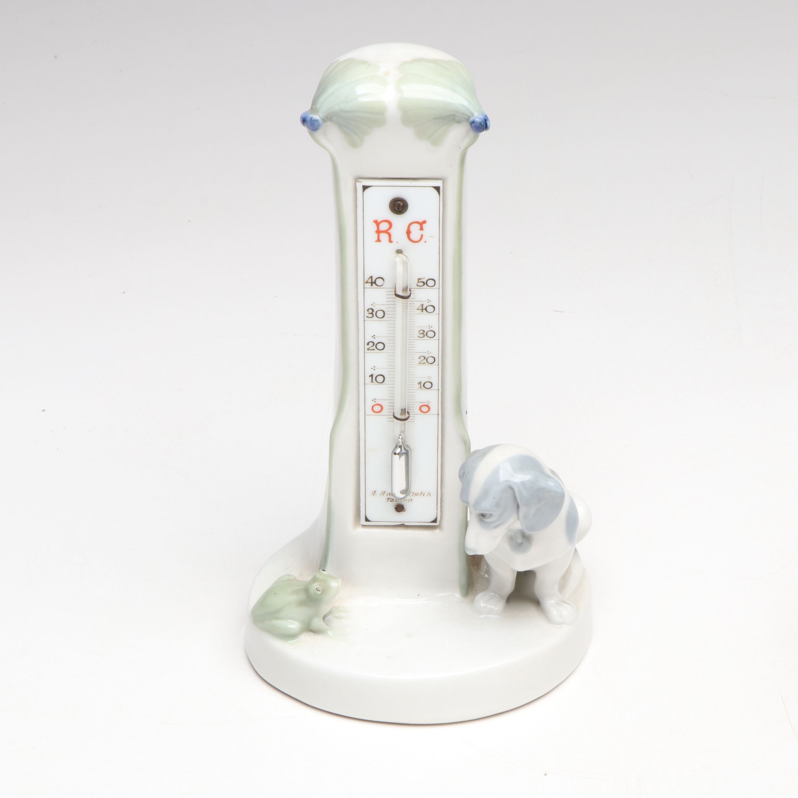 Metzler & Ortloff Thermometer with Japanese and Other Décor and Tableware