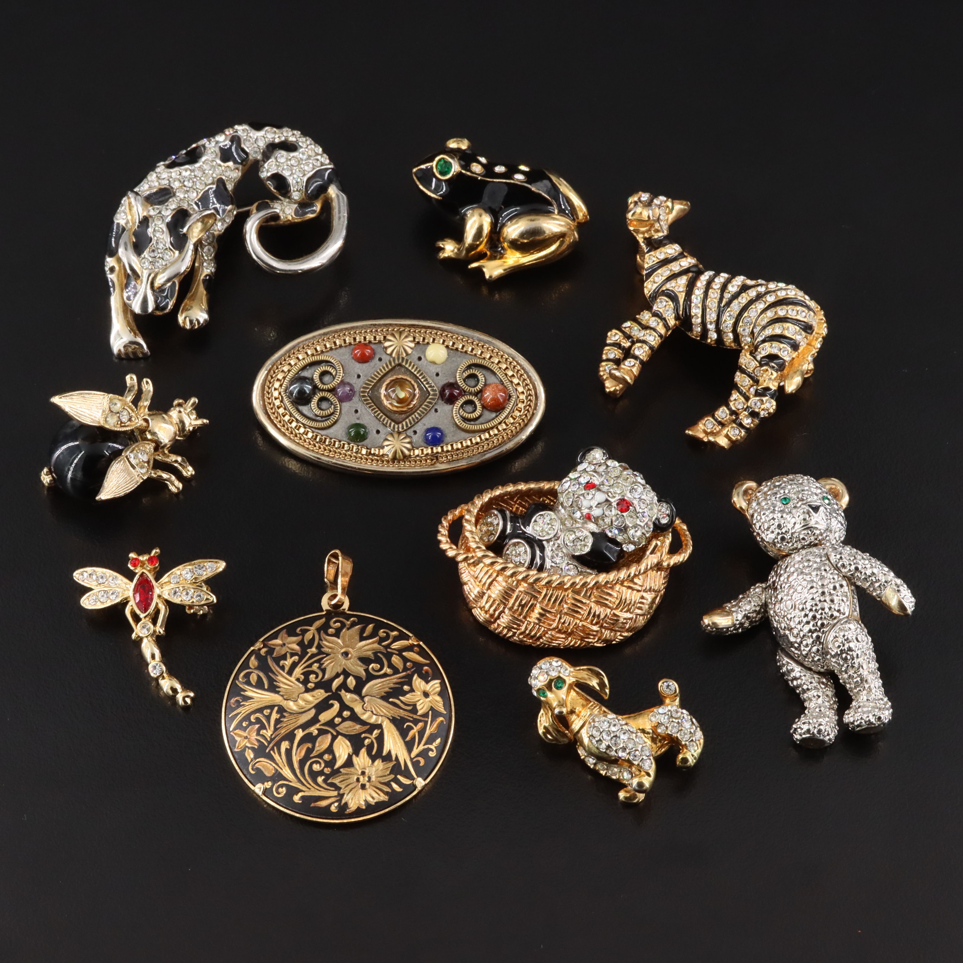 Articulated Teddy Bear, Michal Golan and Trembler Featured in Vintage Jewelry