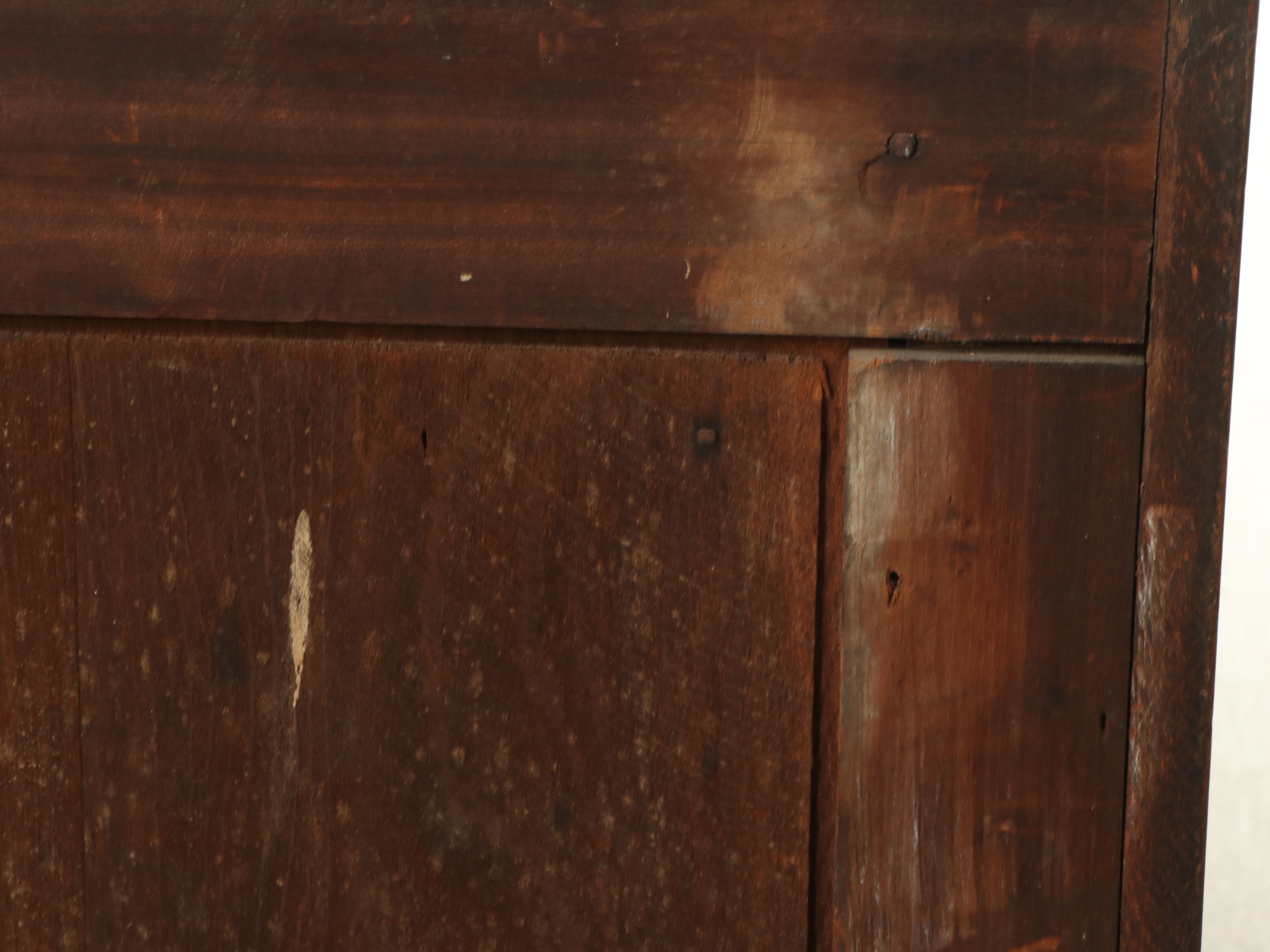Empire Style Walnut Sideboard with Marble Top, Late 19th Century