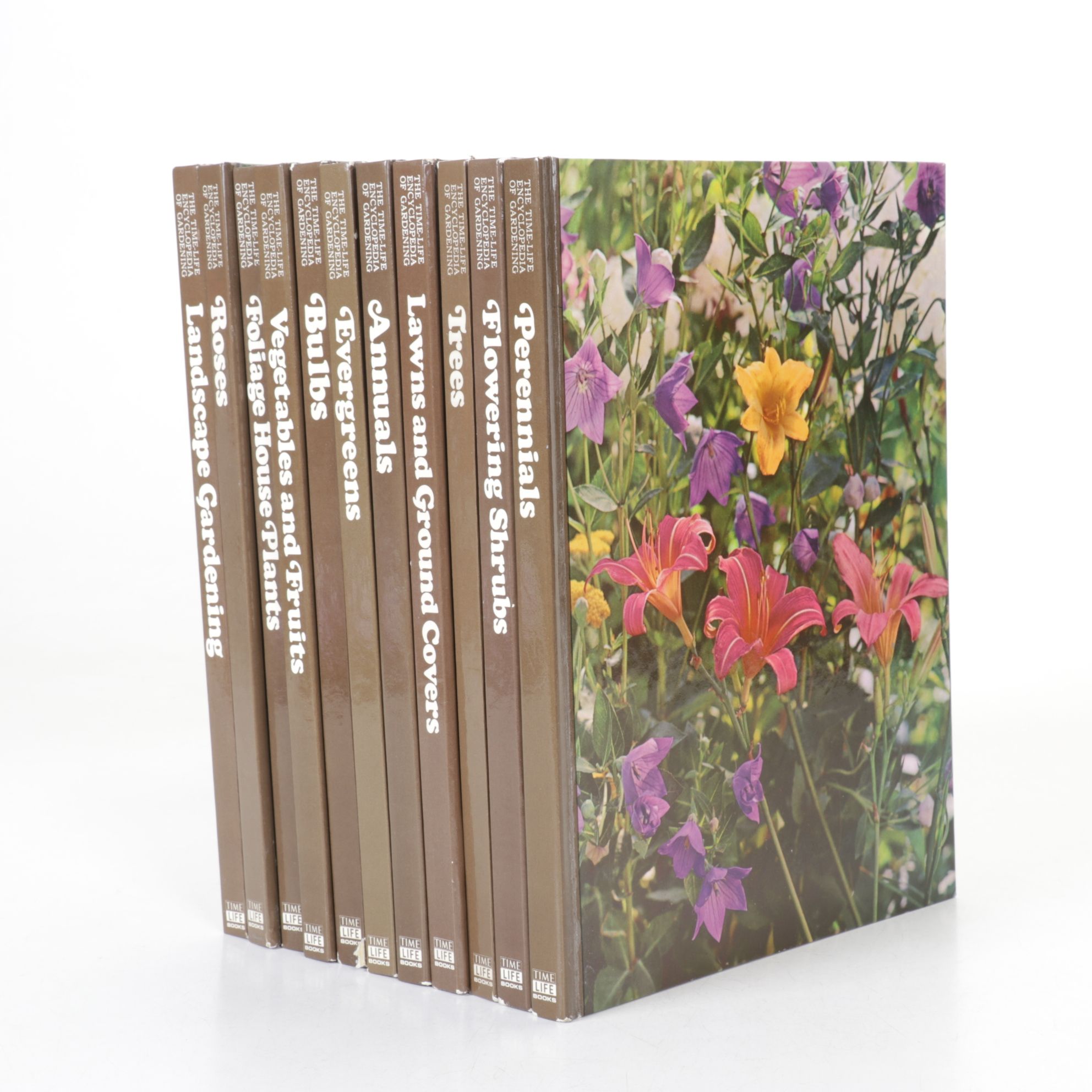 "Time-Life Encyclopedia of Gardening" by James Crockett, Eleven Volumes, 1970's