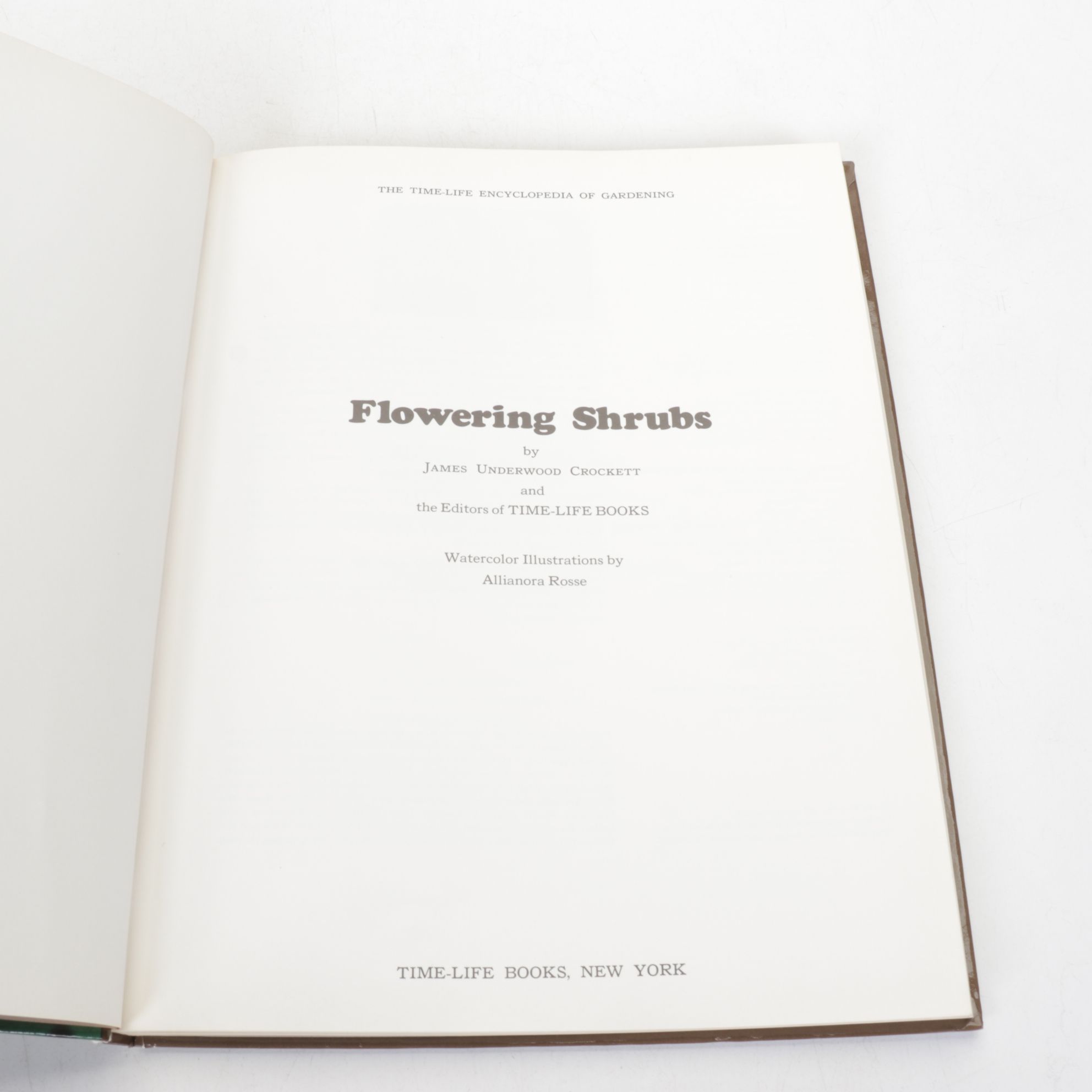 "Time-Life Encyclopedia of Gardening" by James Crockett, Eleven Volumes, 1970's