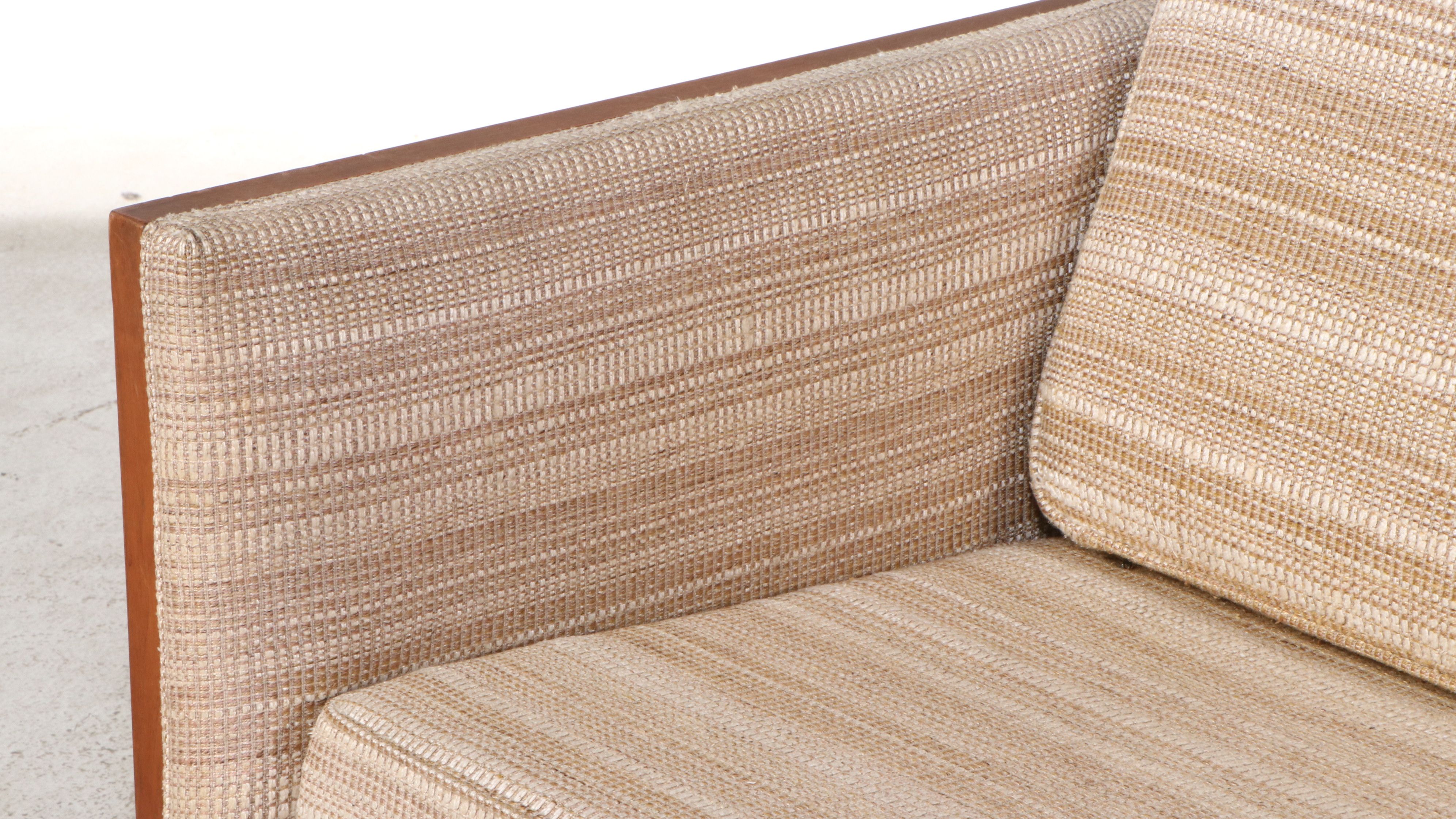 Danish Modern Style Wooden Frame Sofa with Removable Cushions