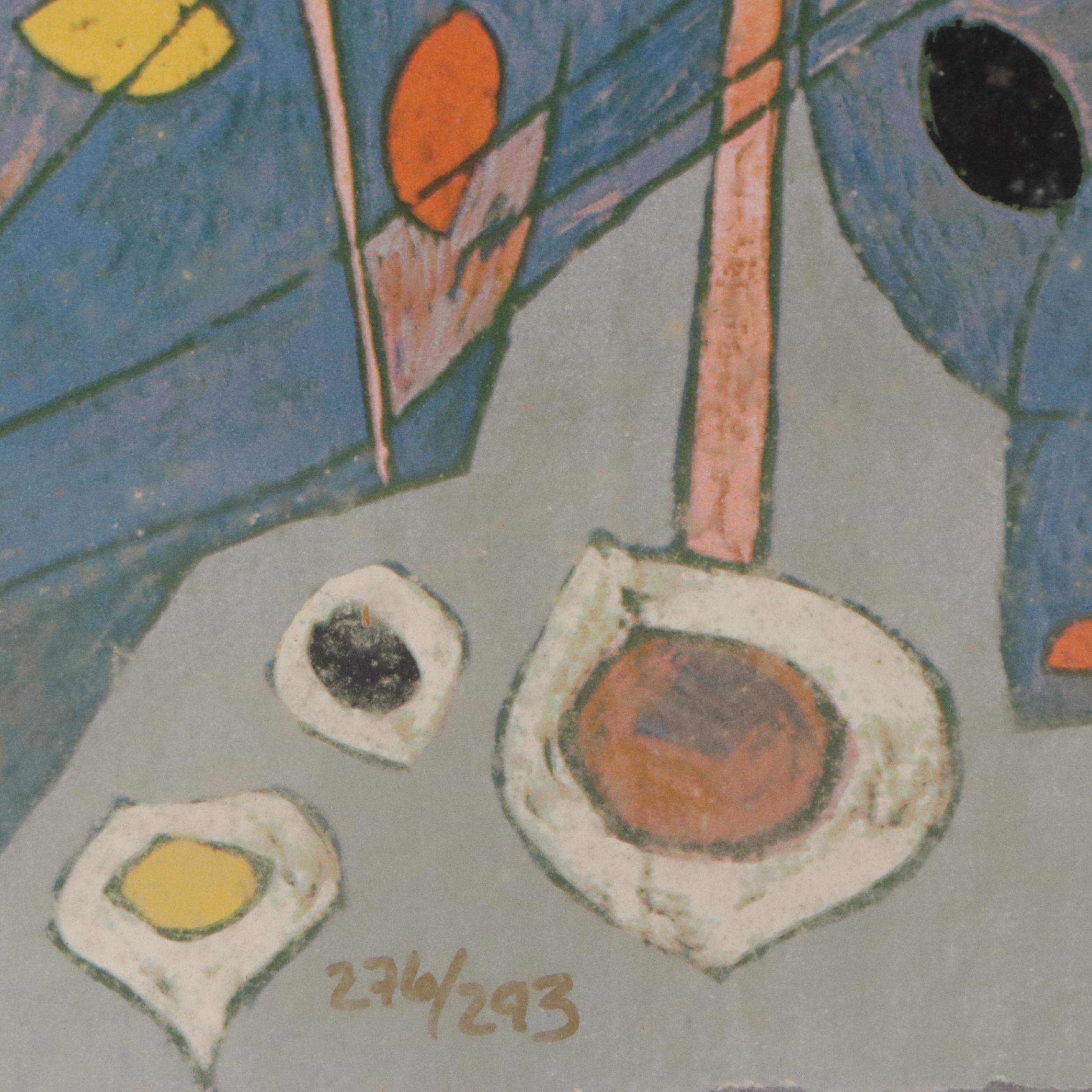 Tiefeng Jiang Serigraph "Springtime"