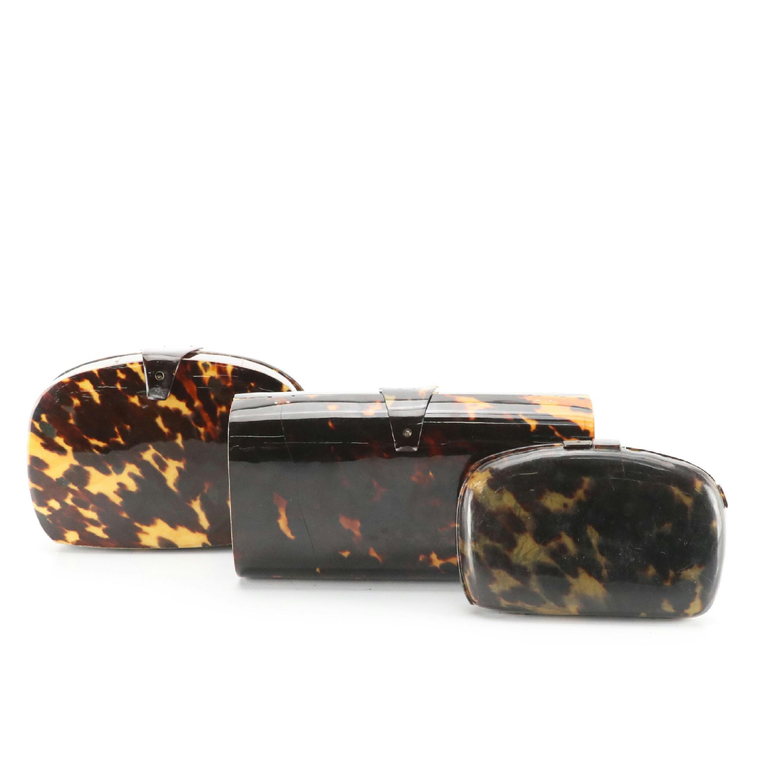 Tortoiseshell Convertible Evening Clutches