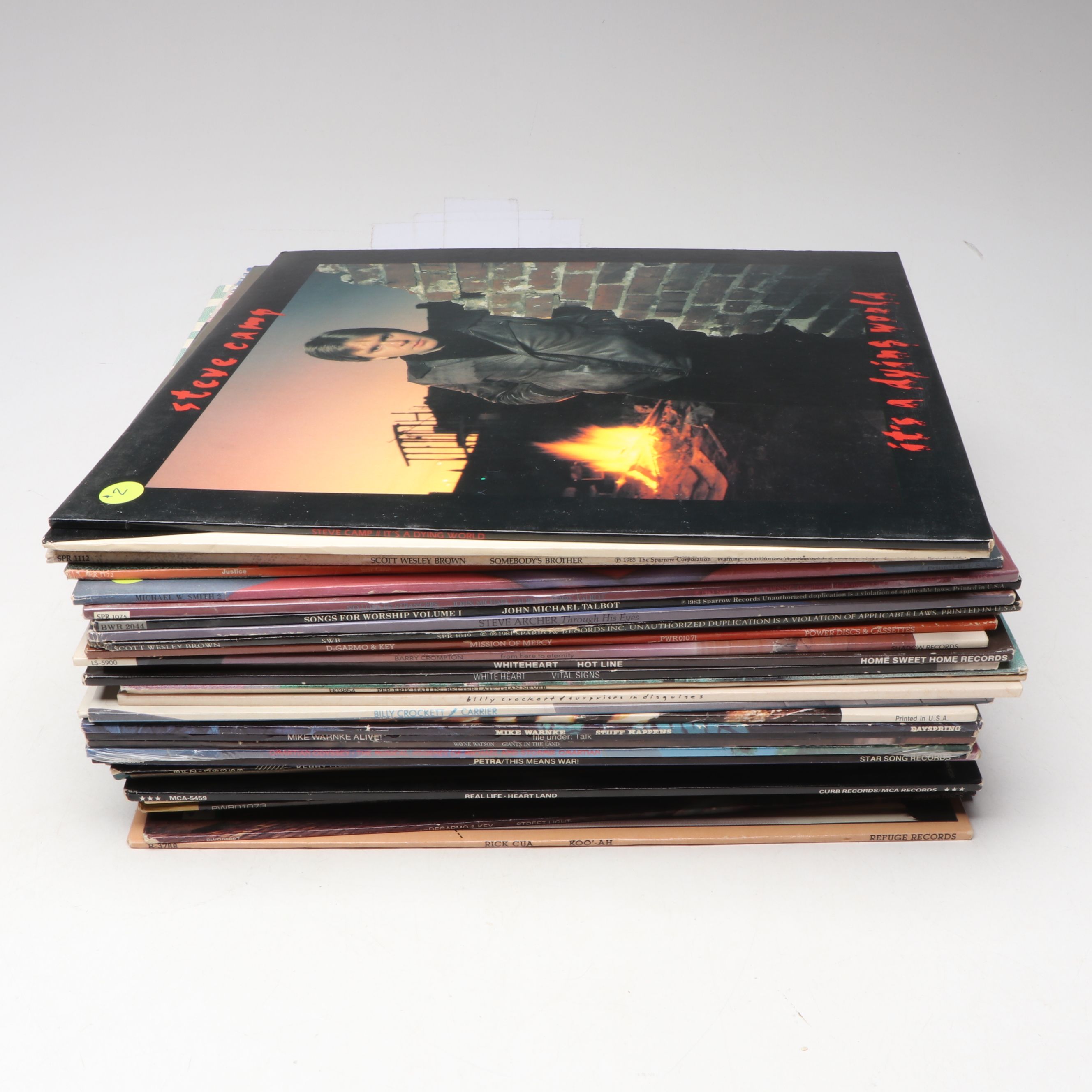 Steve Camp, White Heart, Steve Archer, Petra, and More Vinyl Record Albums