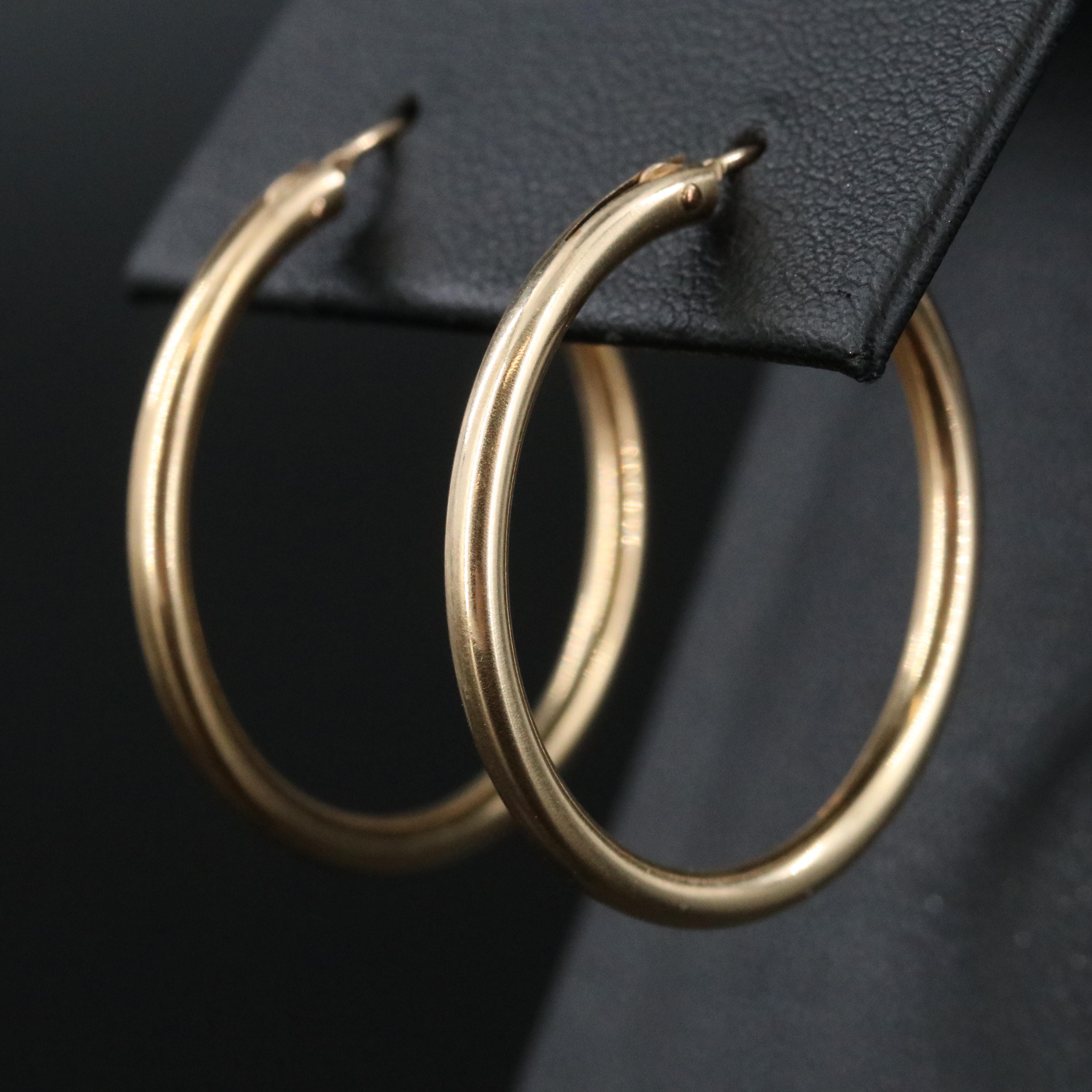 Gold-Filled Hoops