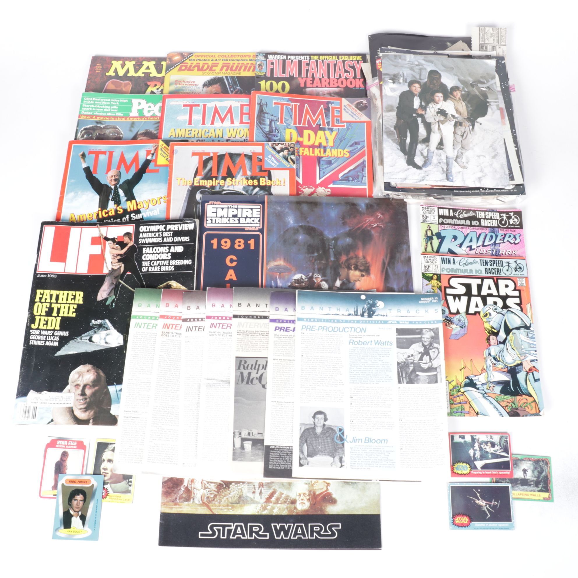 Star Wars "Bantha Tracks" Newsletters, Magazines, Clippings & More
