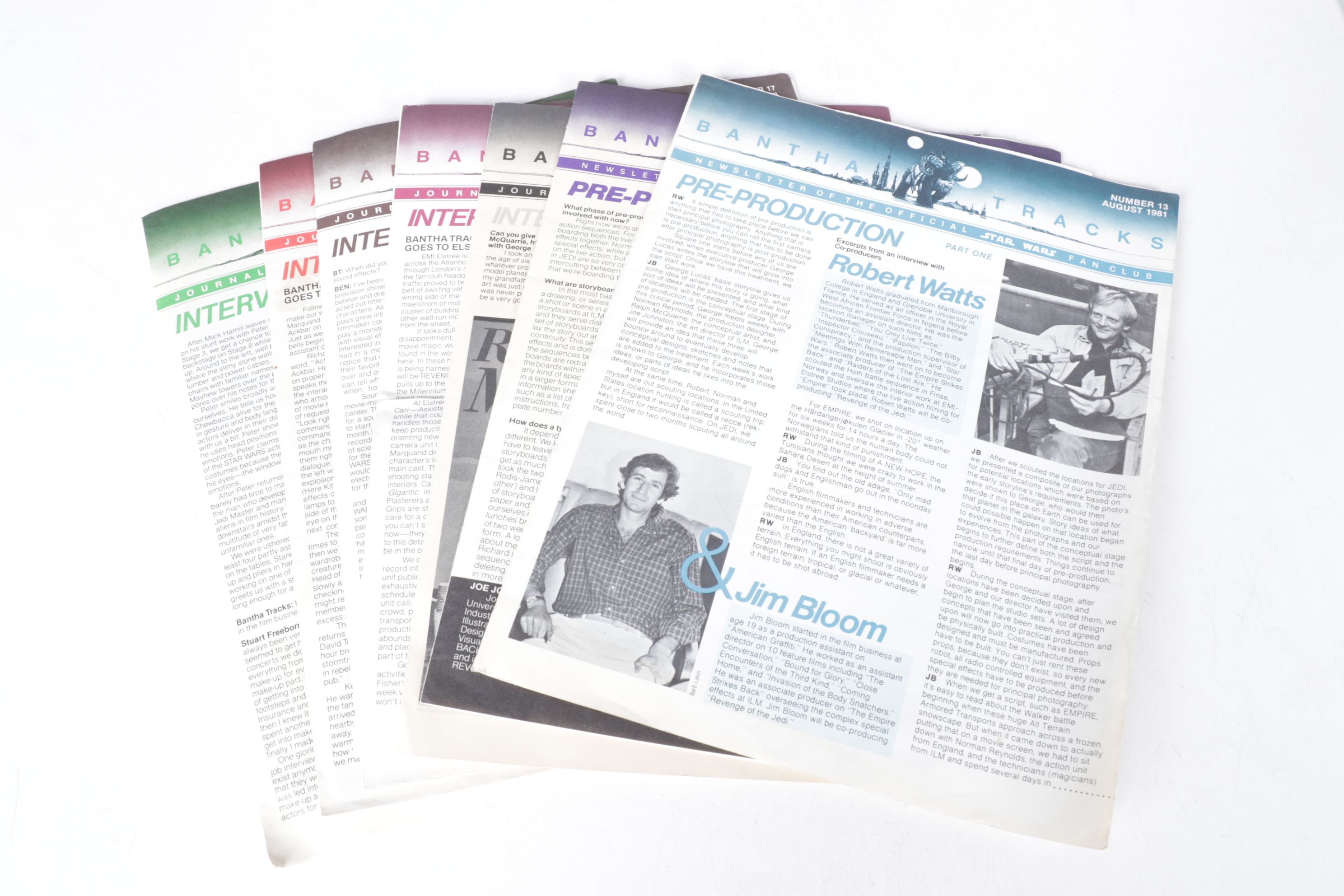 Star Wars "Bantha Tracks" Newsletters, Magazines, Clippings & More