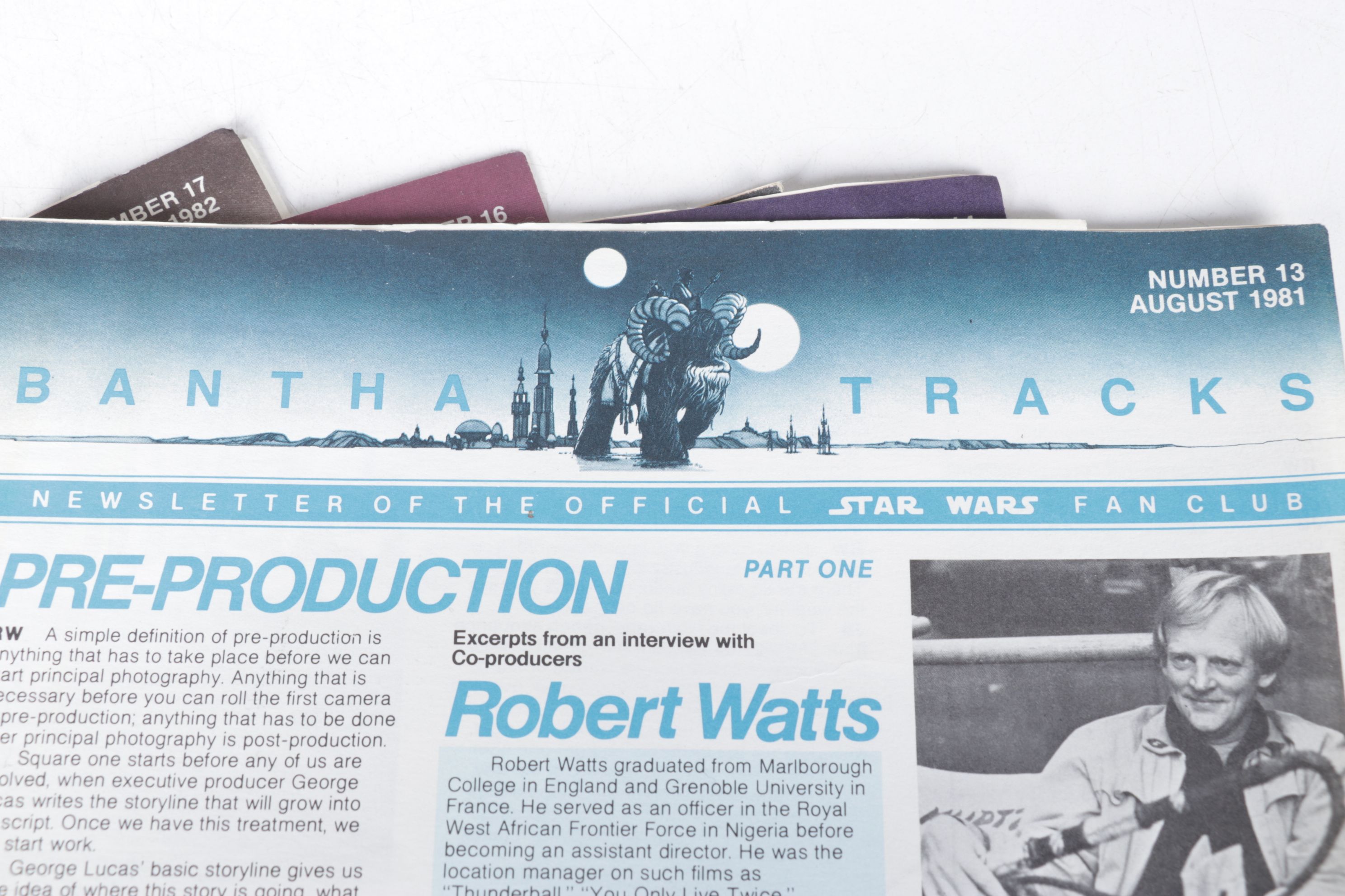 Star Wars "Bantha Tracks" Newsletters, Magazines, Clippings & More