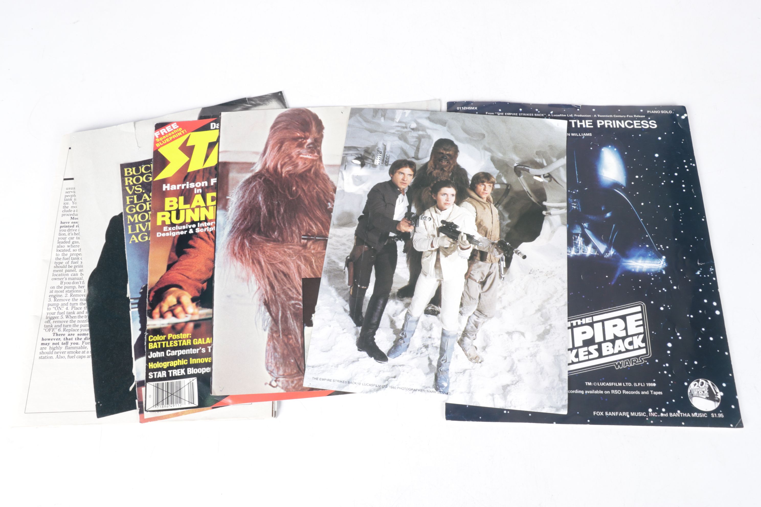 Star Wars "Bantha Tracks" Newsletters, Magazines, Clippings & More