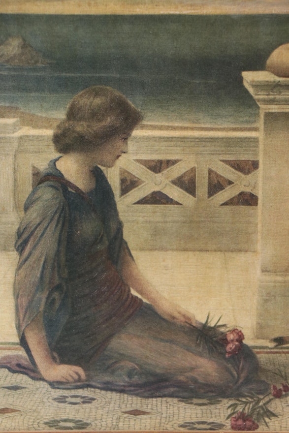 After Henry Ryland Offset Lithograph