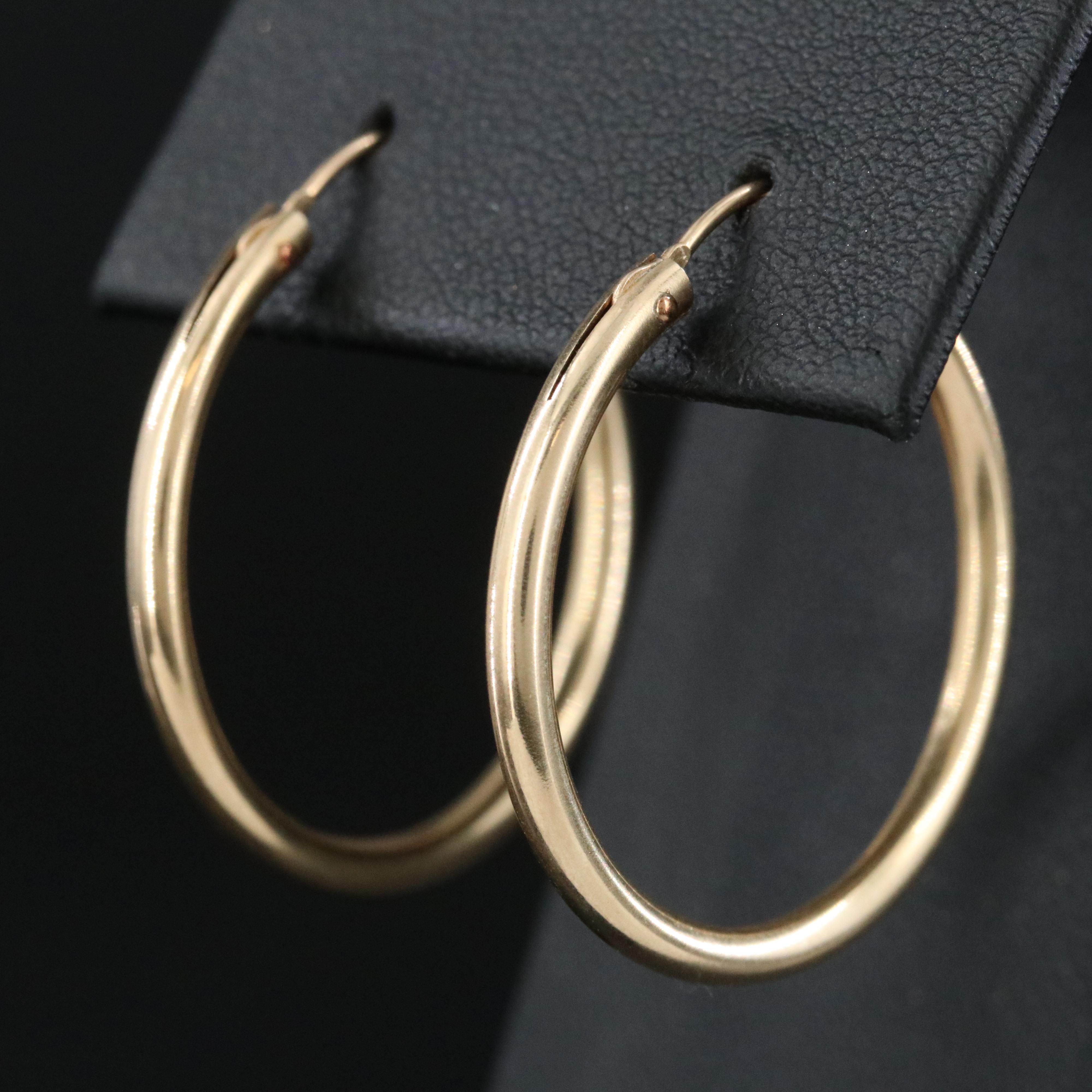 Gold-Filled Hoops