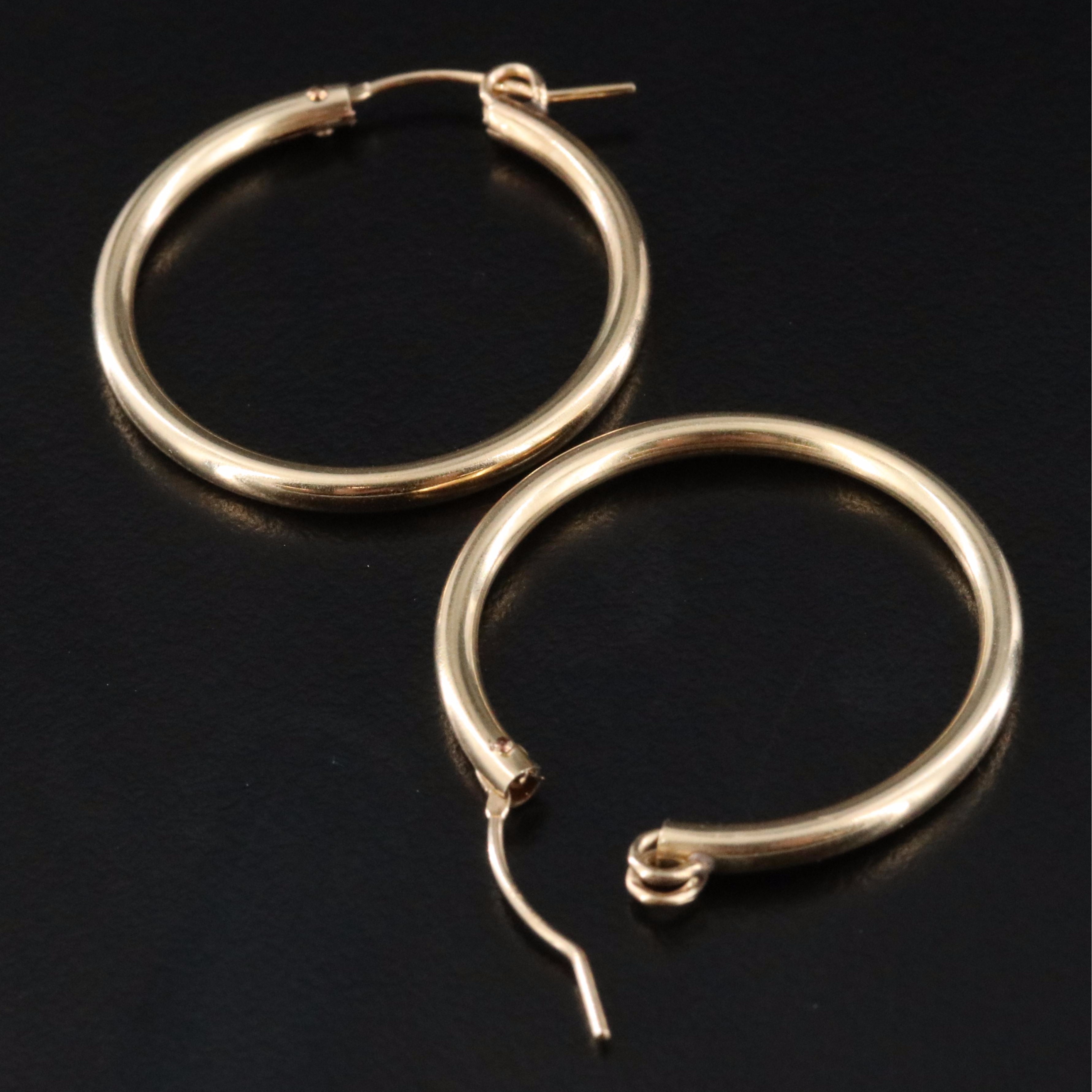 Gold-Filled Hoops