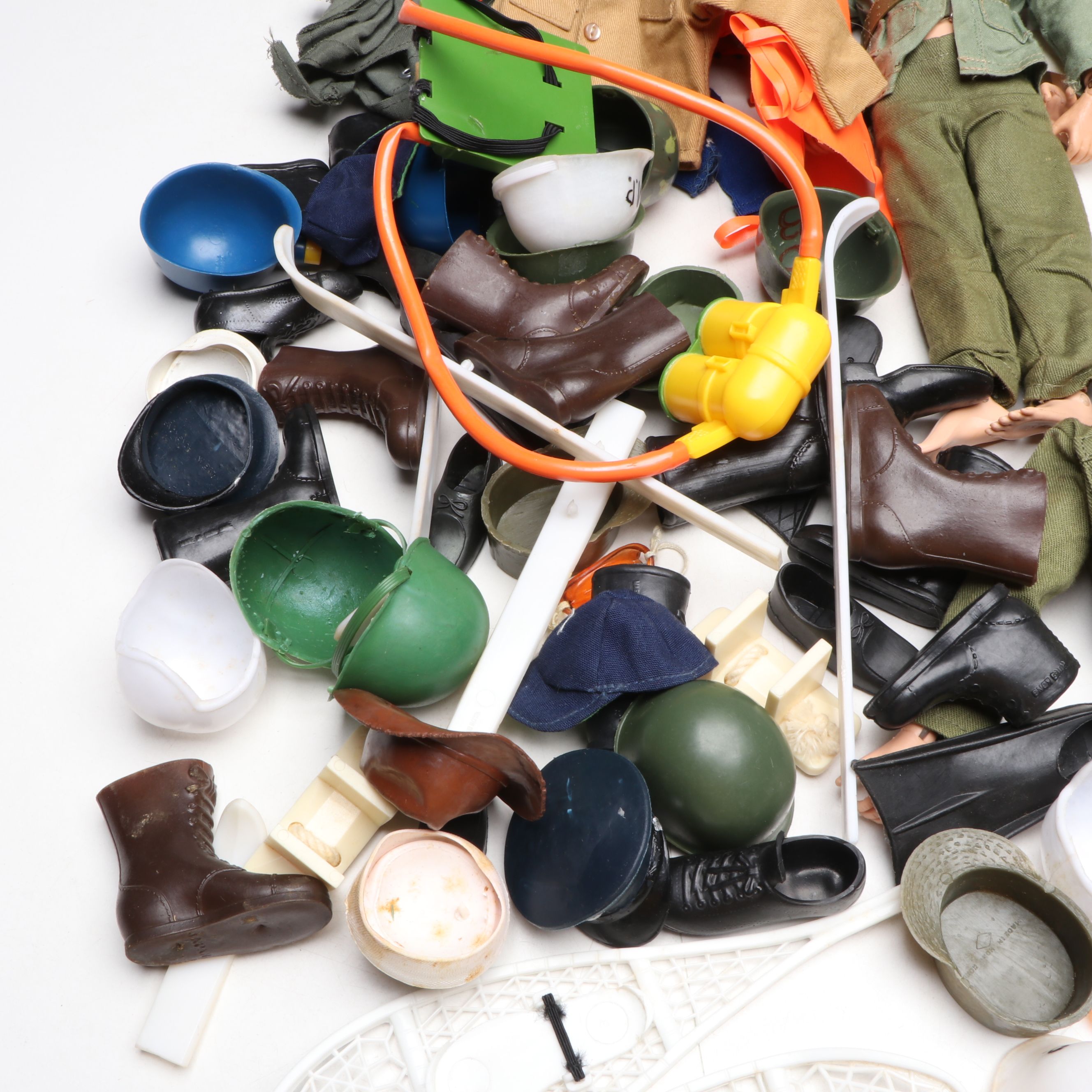 G.I. Joe Action Figures with Weapons, Clothing, Booklets and More Accessories