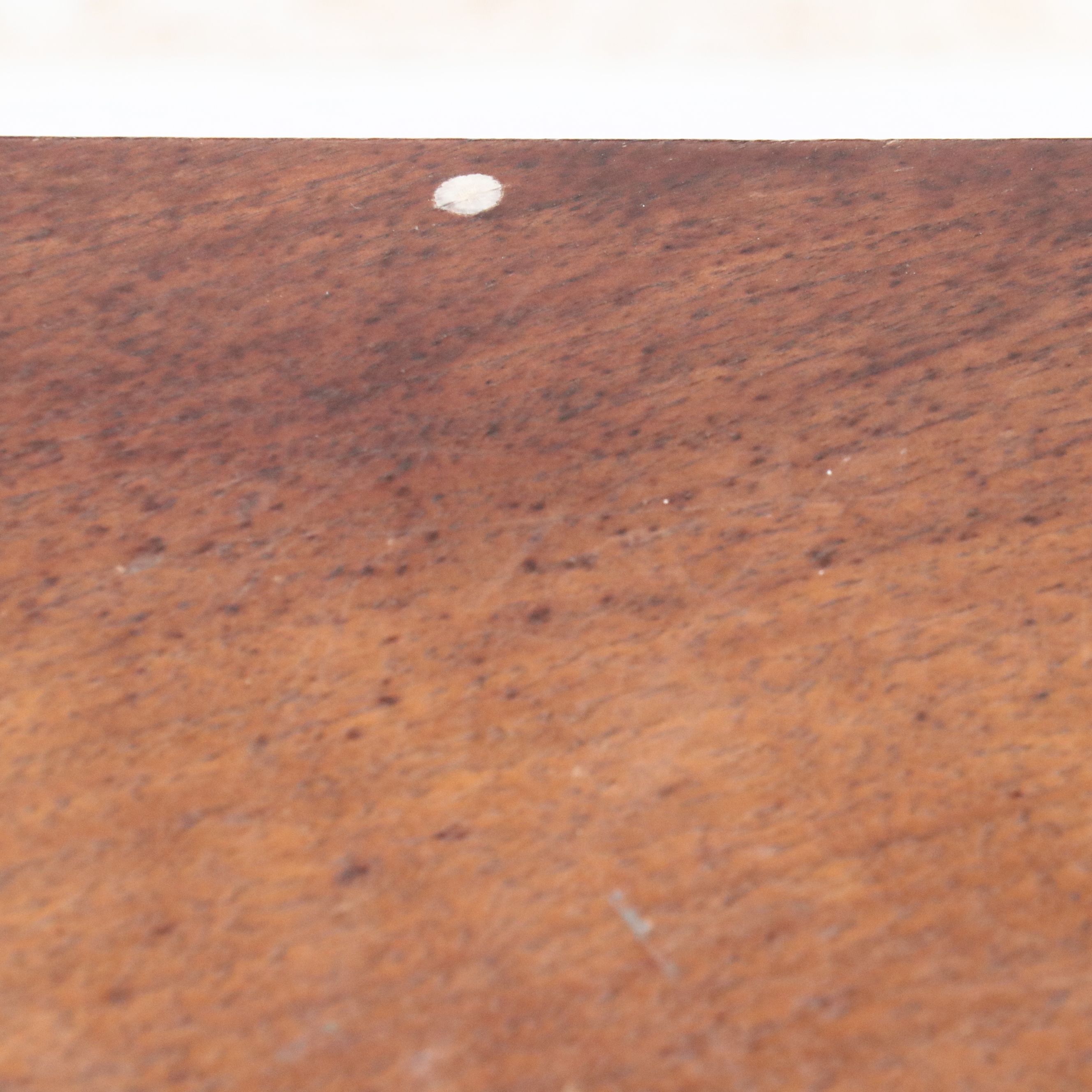 Carved Walnut Hall Table Featuring Swan Form Leg