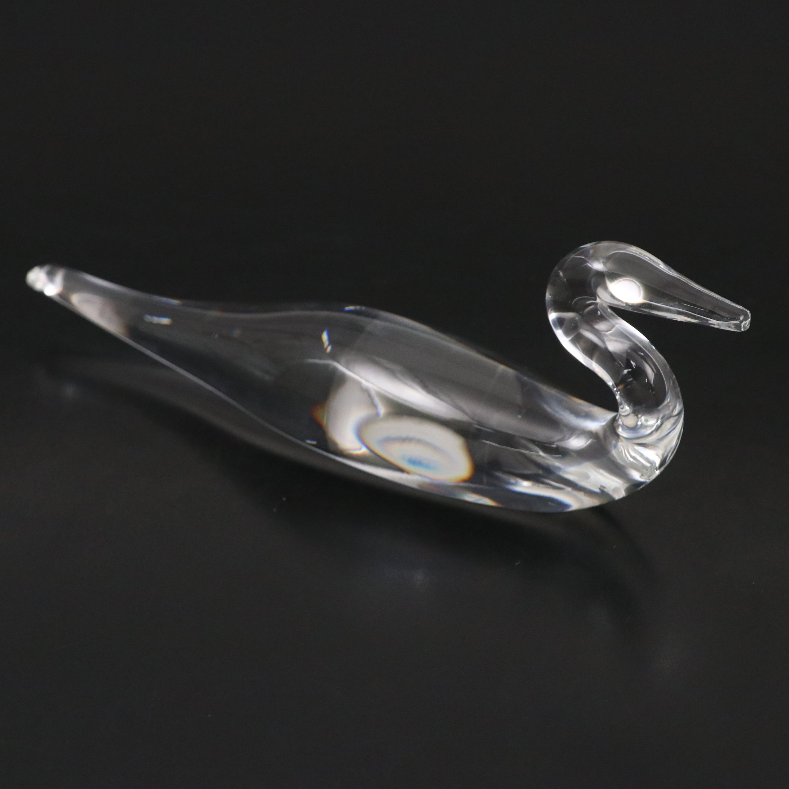 Steuben Art Glass "Shore Bird" Figurine Designed by James Houston