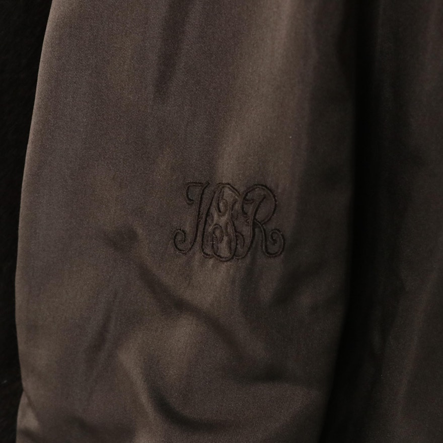 Ben Rahn Vintage Dark Chocolate Brown Mink Fur Flare Coat | EBTH