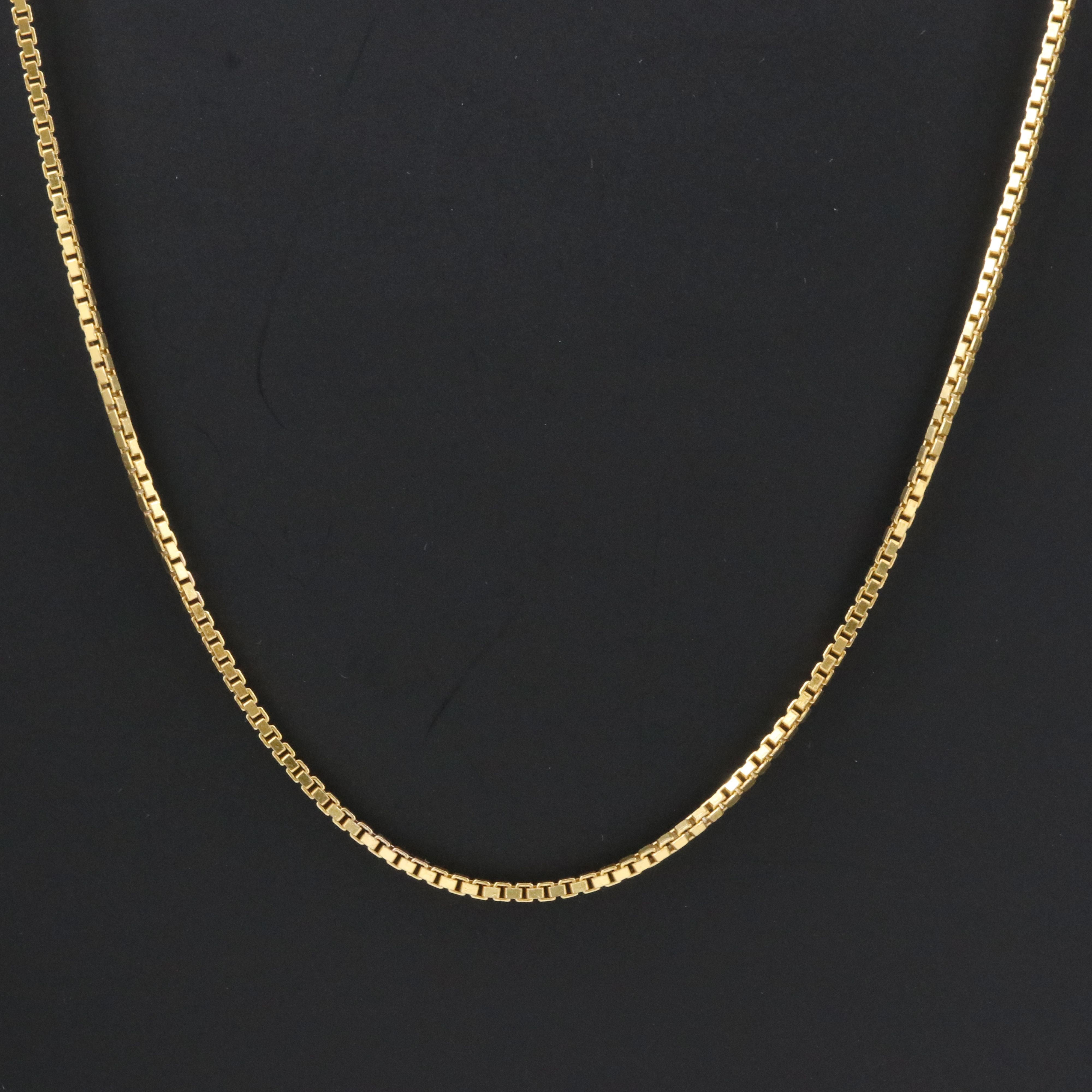 Sterling Box Chain Necklace