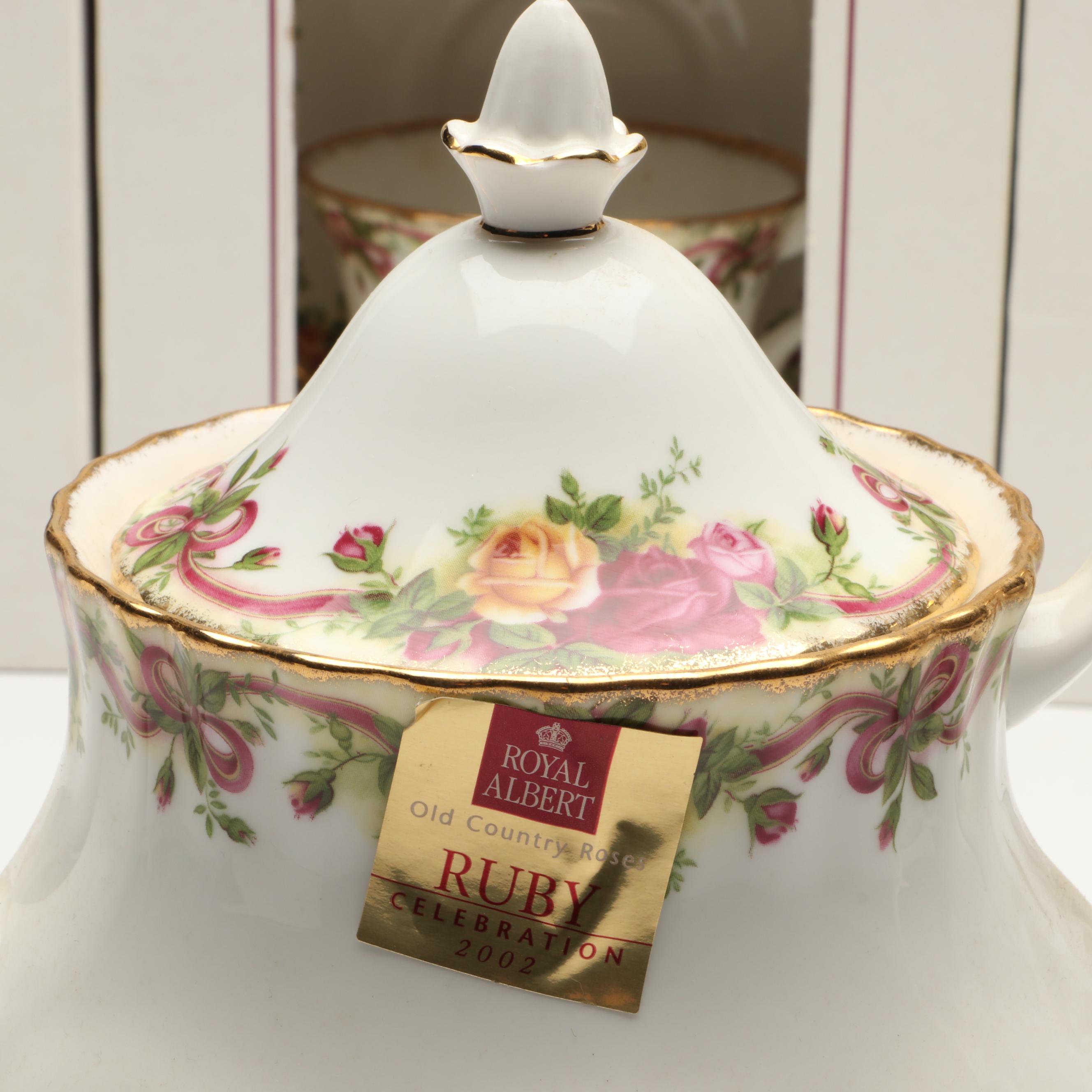 Royal Albert "Old Country Roses" Ruby Celebration China Tableware