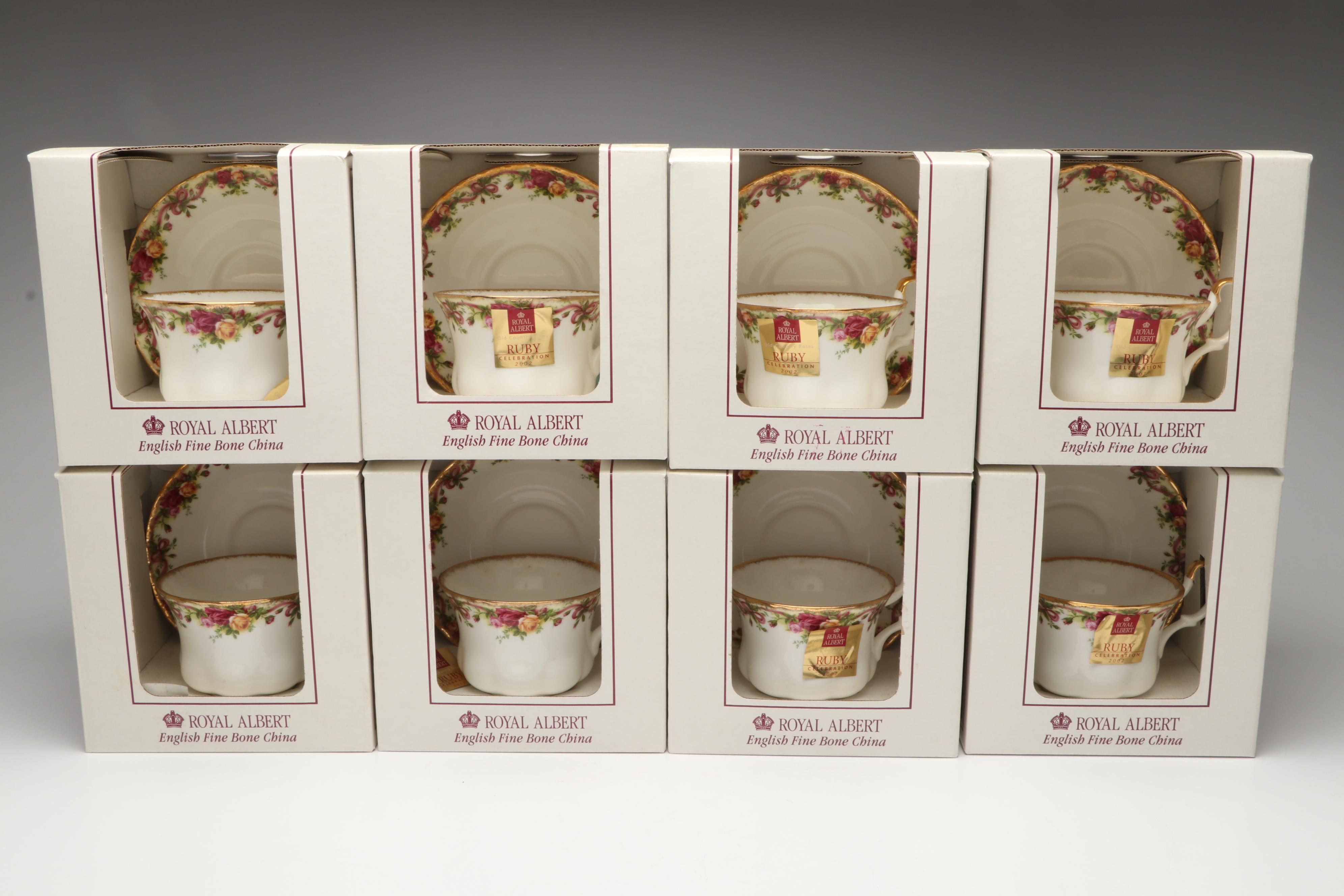 Royal Albert "Old Country Roses" Ruby Celebration China Tableware