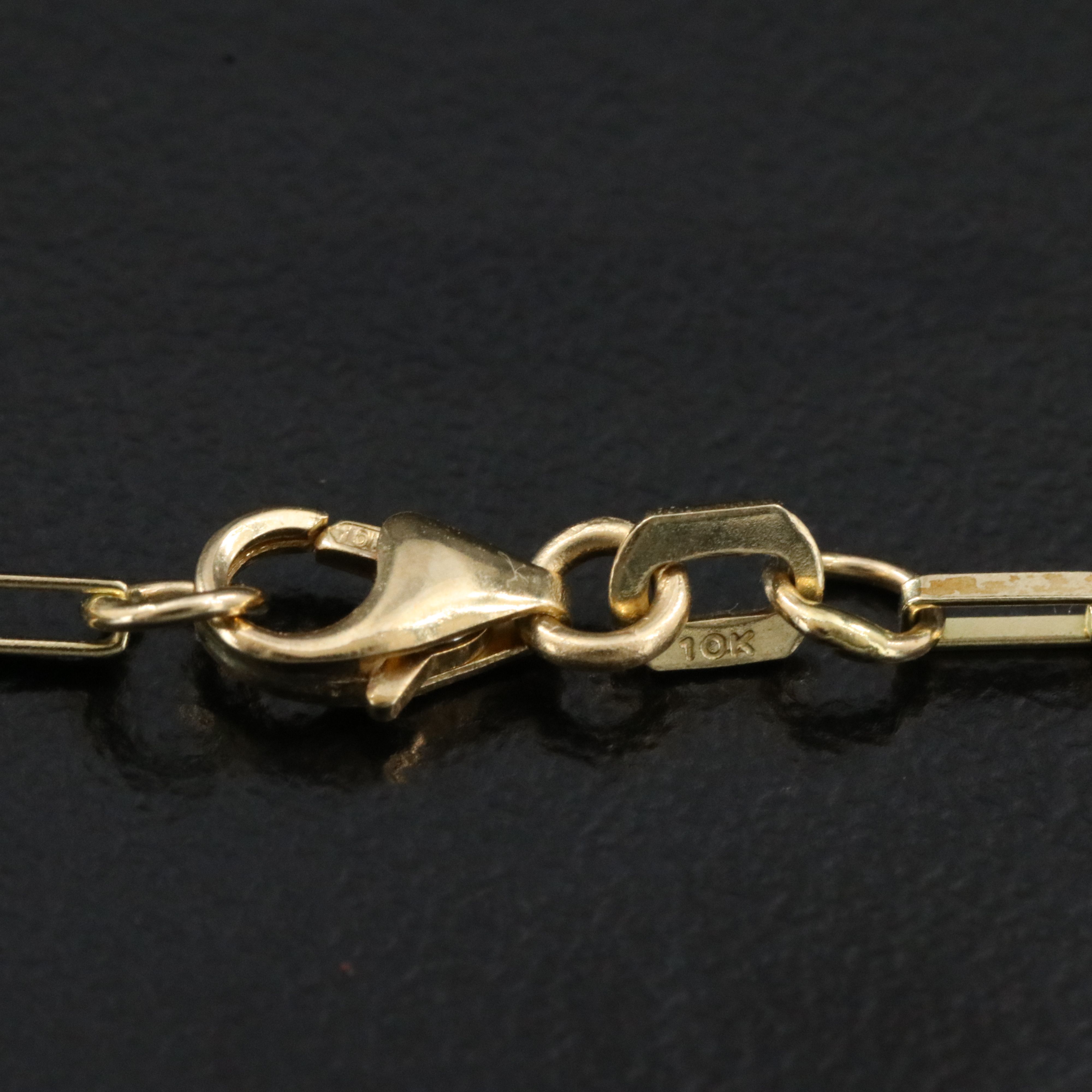 10K Paperclip Chain Necklace