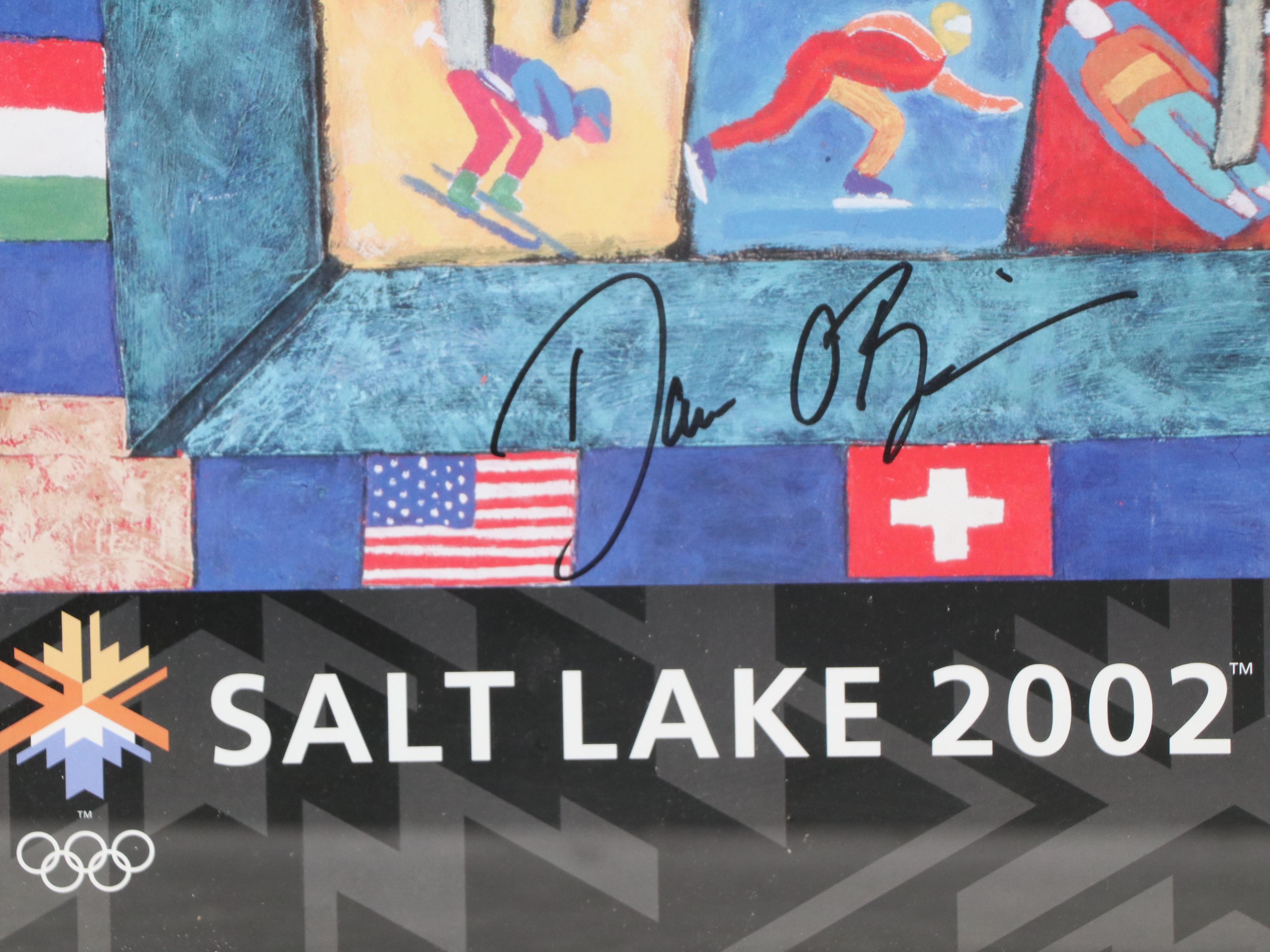 Clemens Briels and Others Signed 2002 Winter Olympic Print