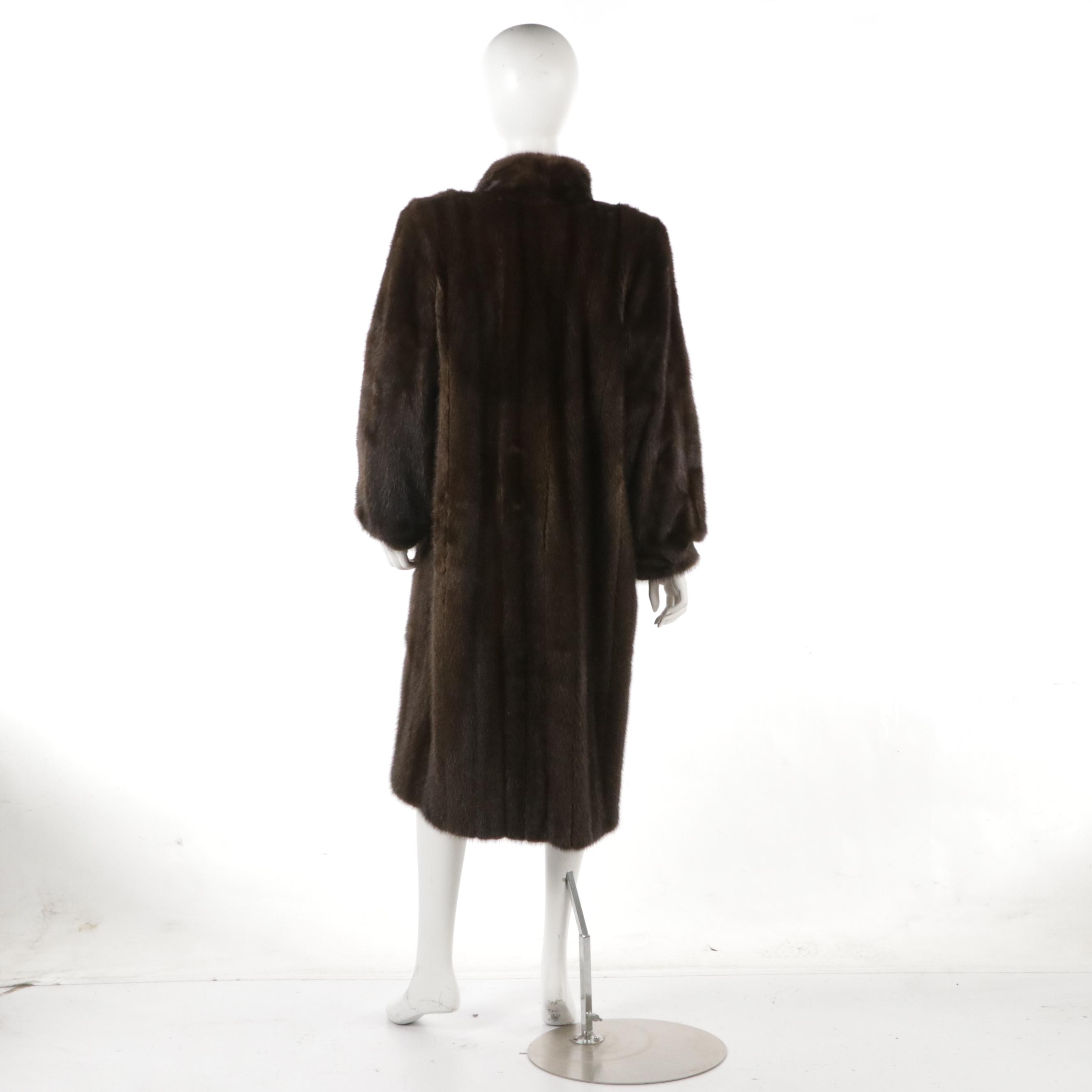 Furs by Wrubel & Kozin Vintage Mink Fur Long Coat