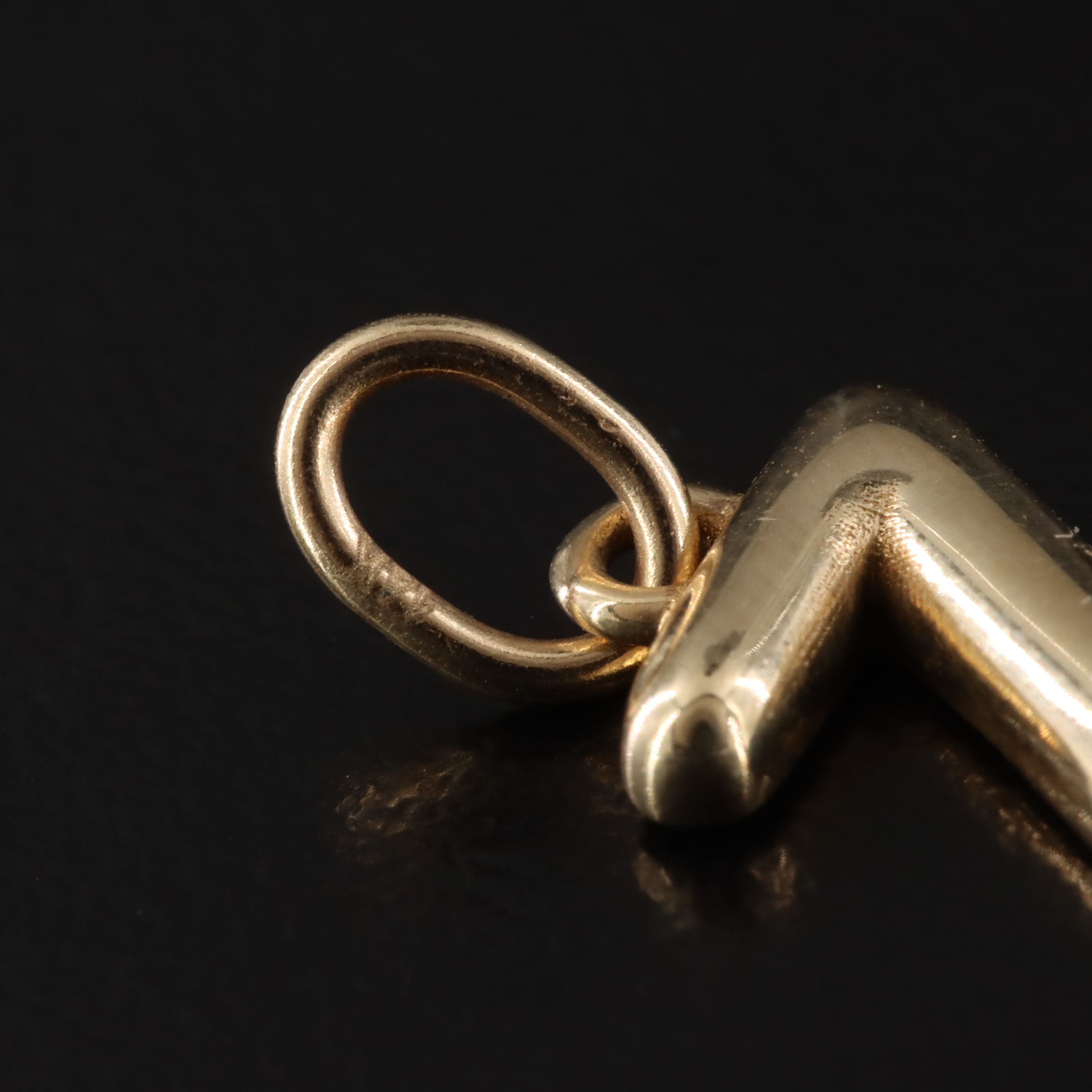 14K Letter "Z" Charm Pendant