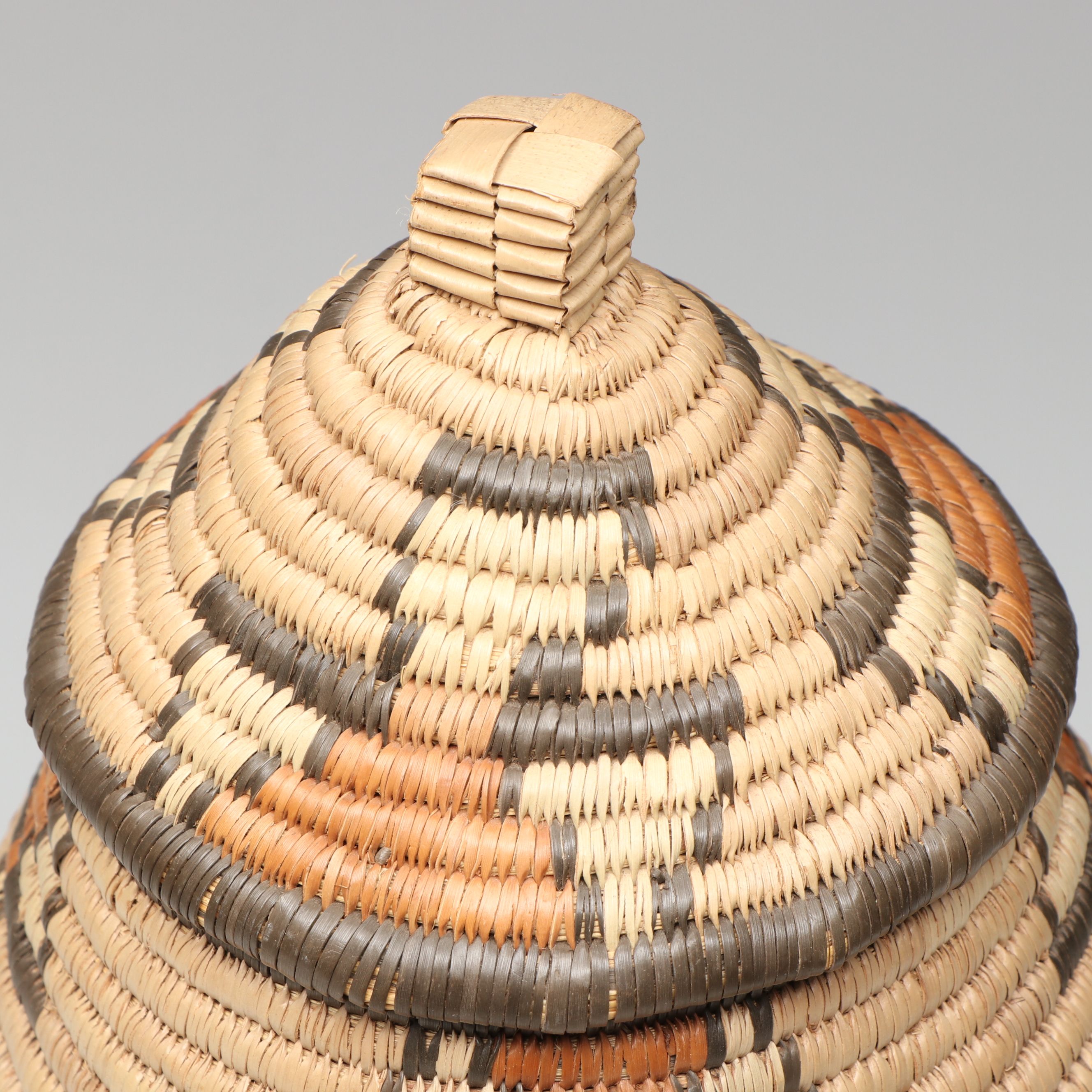Nokuthula Mhlongo South African Zulu Woven Ilala Palm Ukhamba Basket