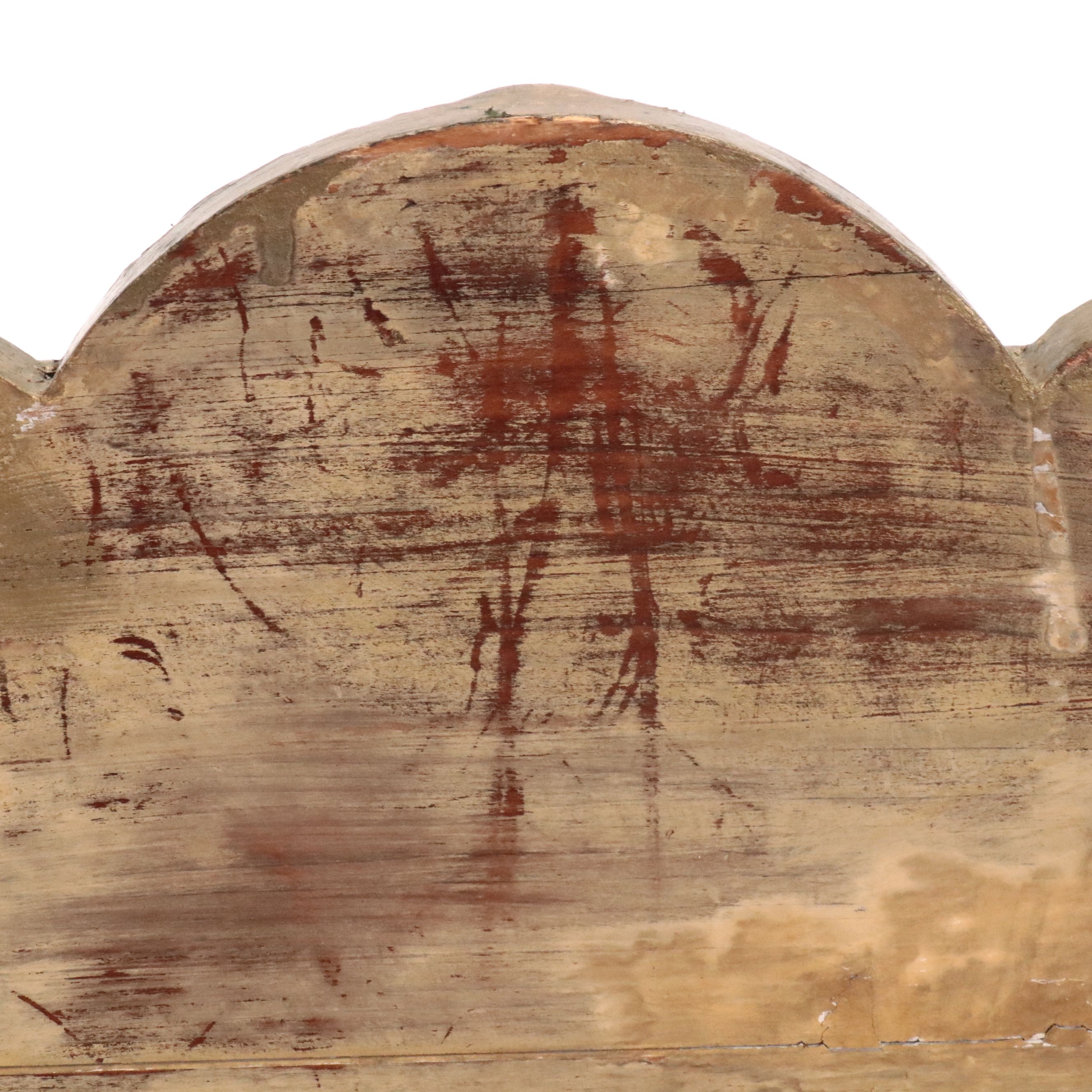 French Gothic Revival Style Giltwood and Needlework Tapestry Fireplace Screen