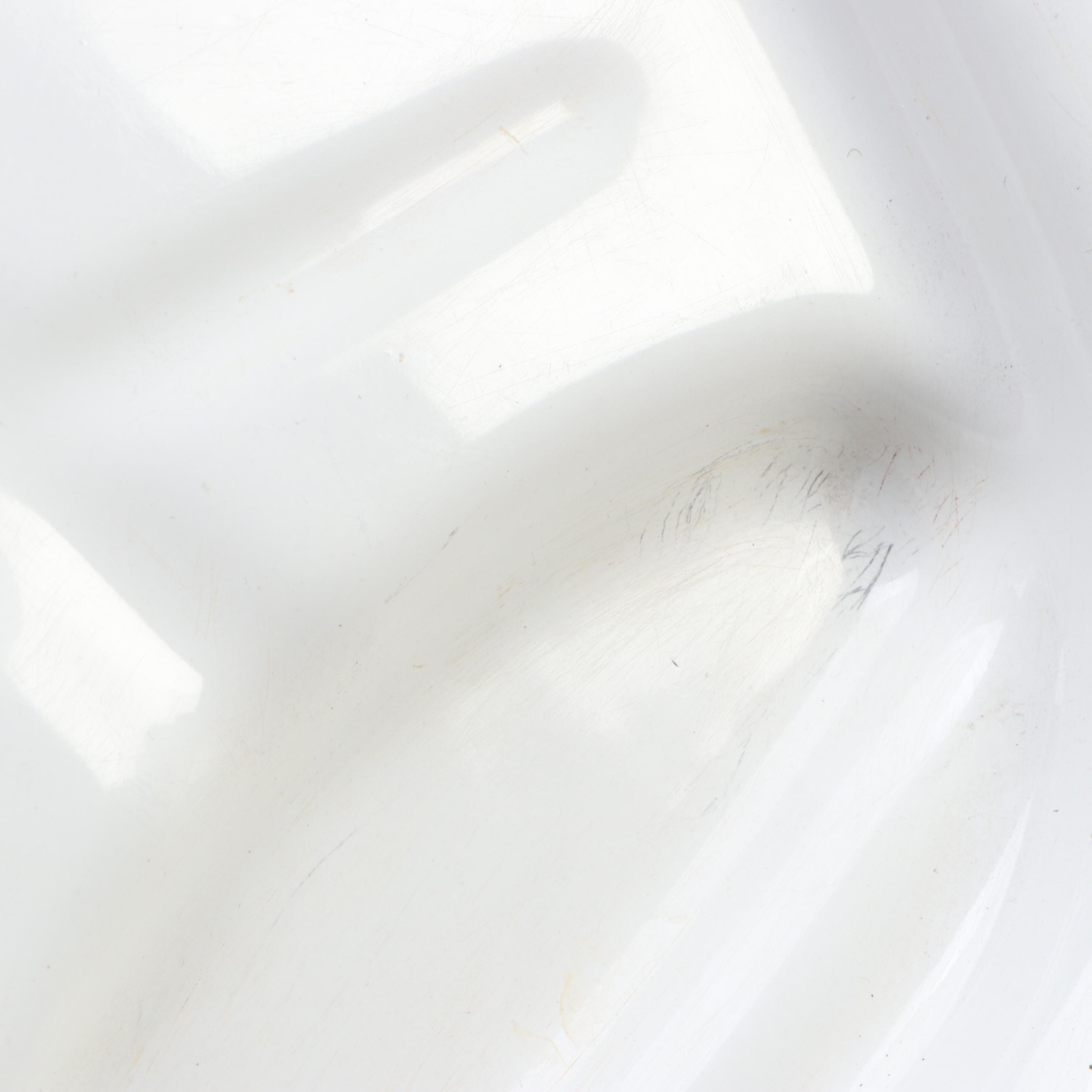 Corning Ware "Cornflower Blue" Glass Platter with Pyrex Glass Mixing Bowls