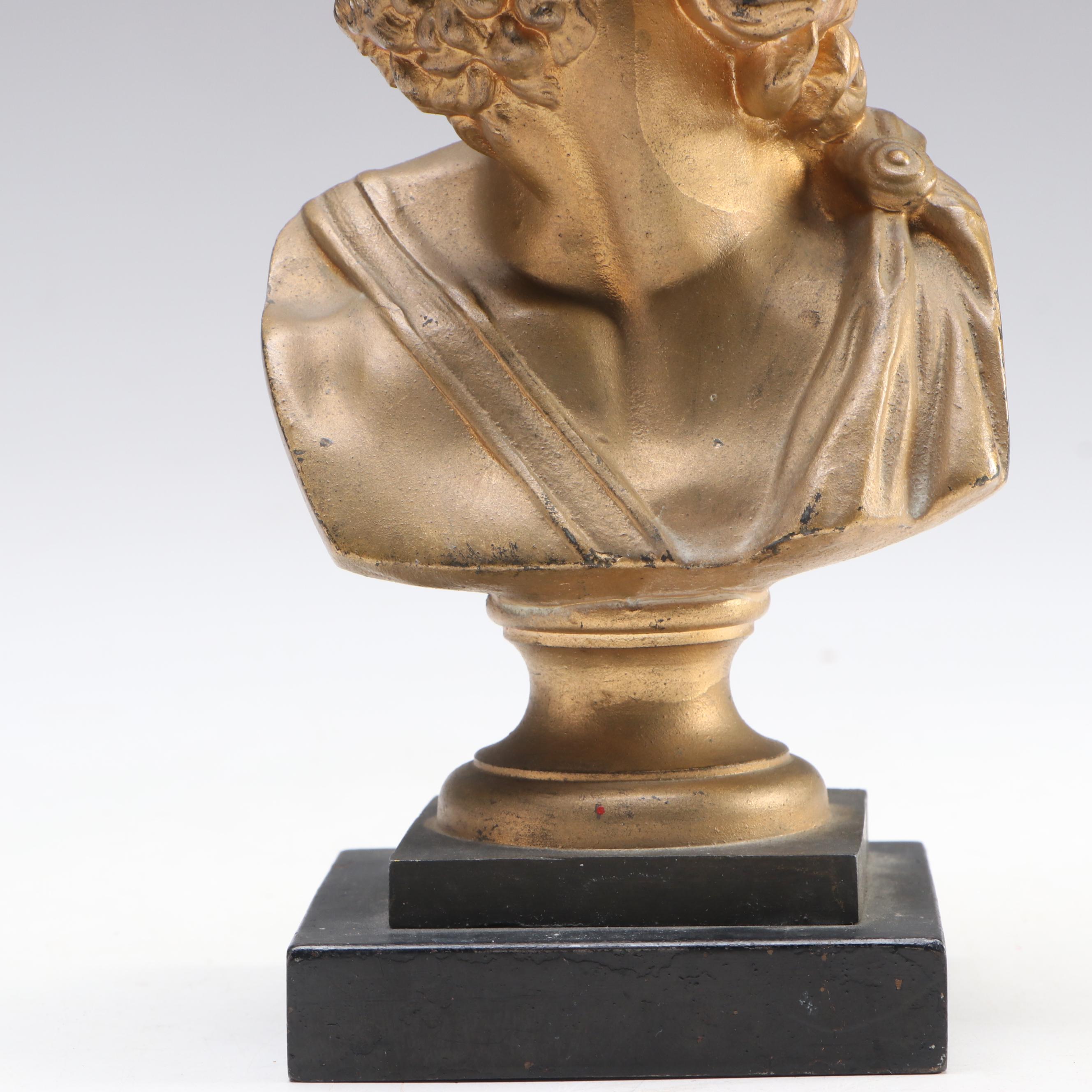 Bronzed Metal Bust of Ajax the Great