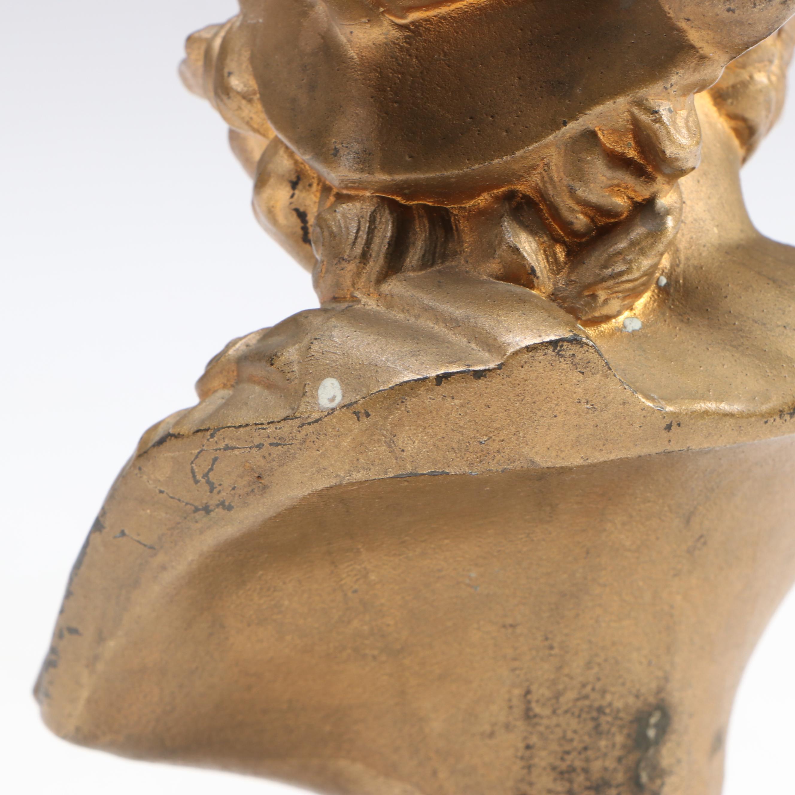 Bronzed Metal Bust of Ajax the Great