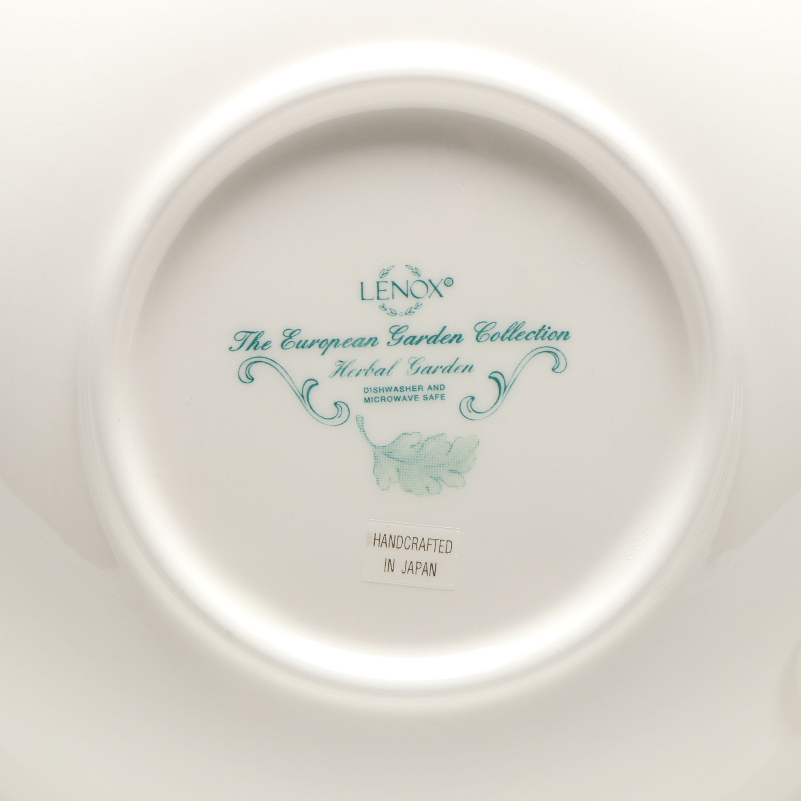 Lenox European Garden Collection "Herbal Garden" Dish Sets