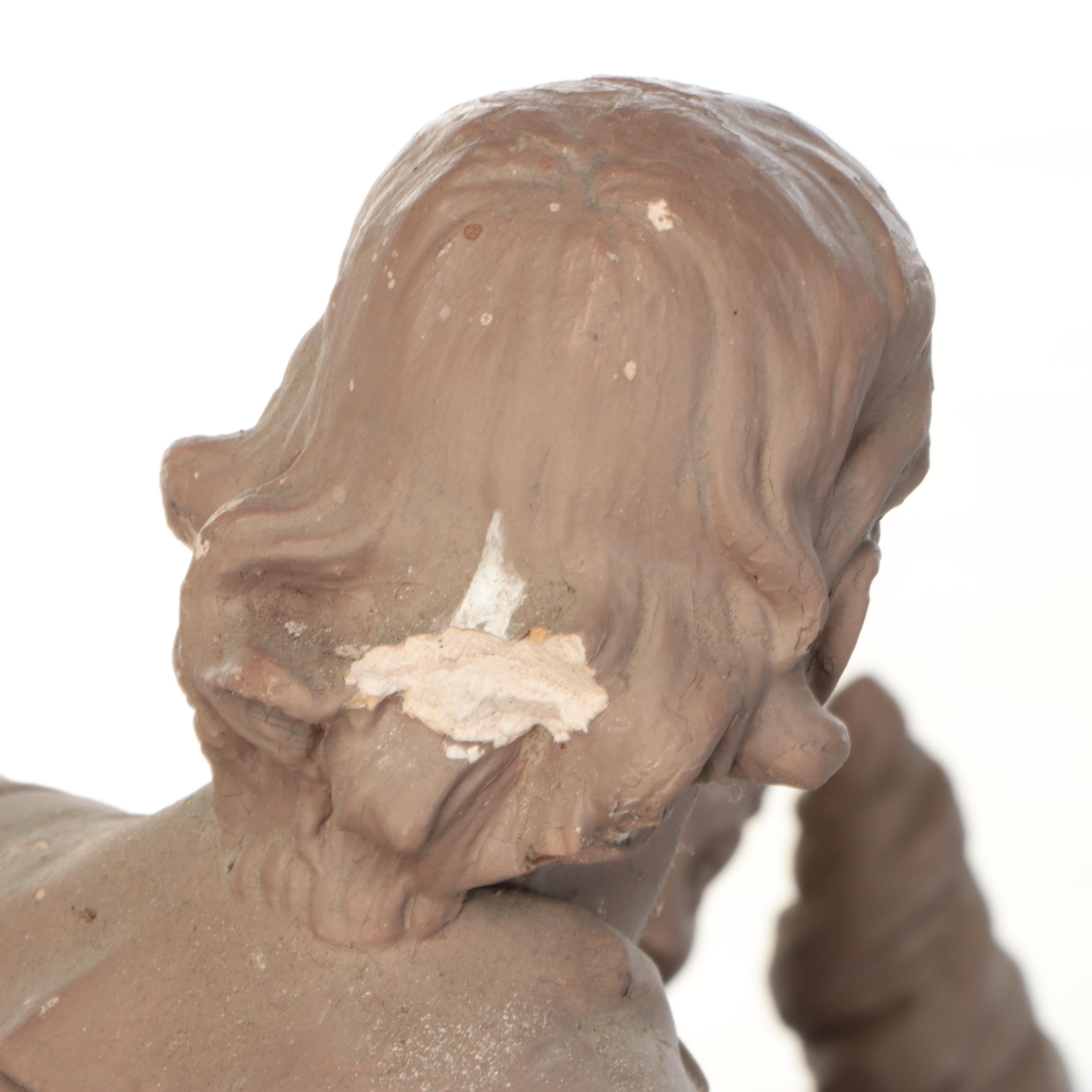 John Rogers Group Priscilla and John Alden Home Scene