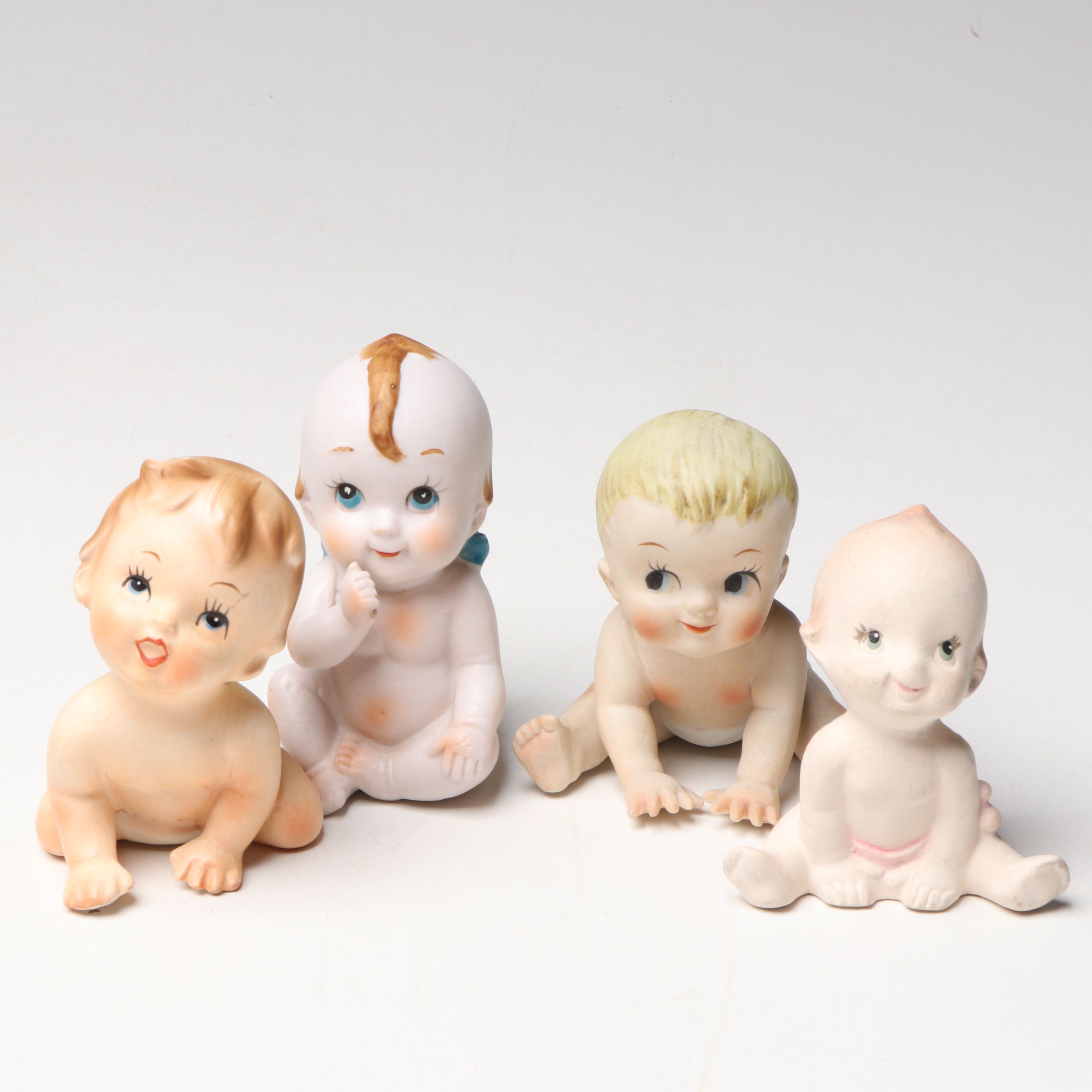 Lenox "Baby's First Shoes" with Homco and More Porcelain Baby Figurines