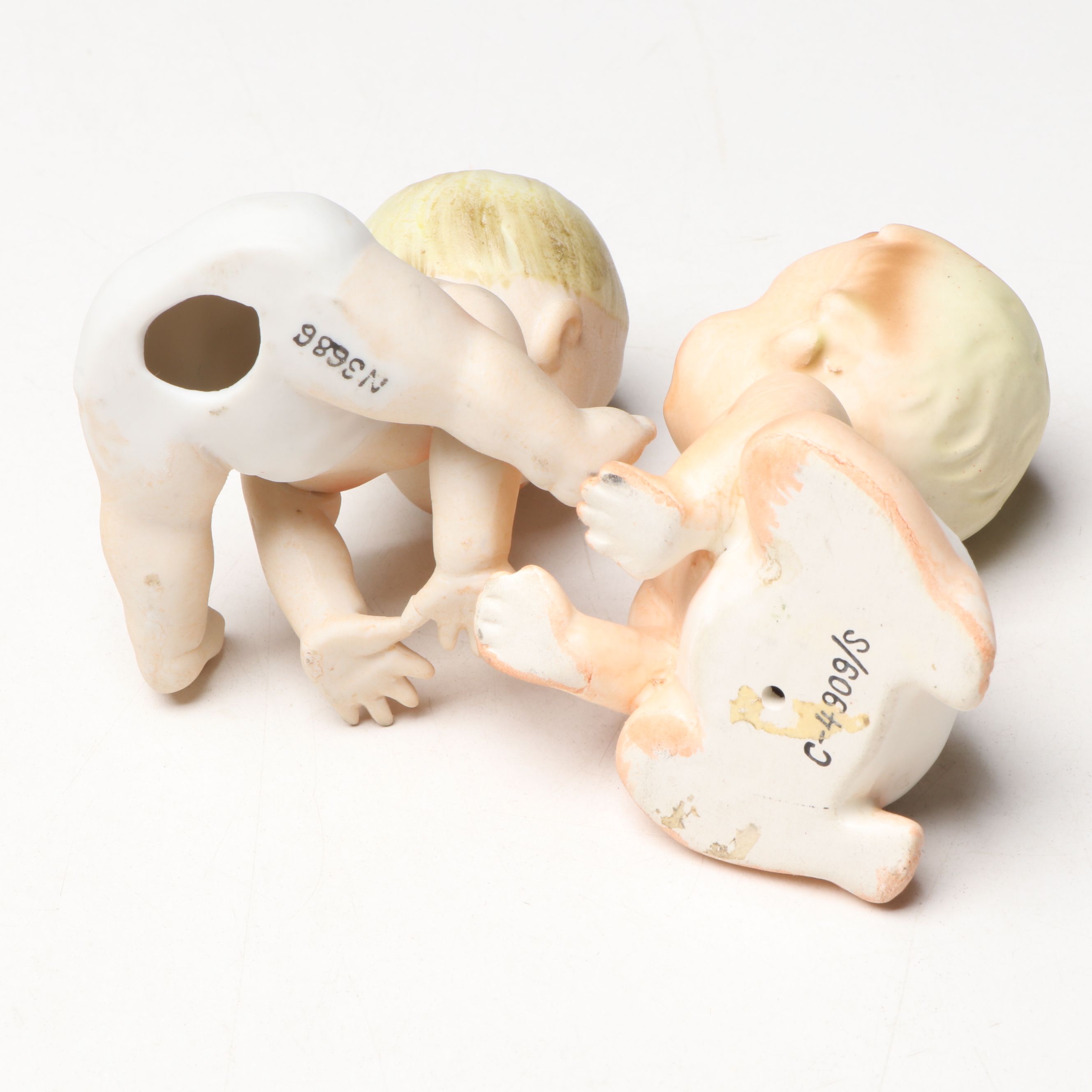 Lenox "Baby's First Shoes" with Homco and More Porcelain Baby Figurines