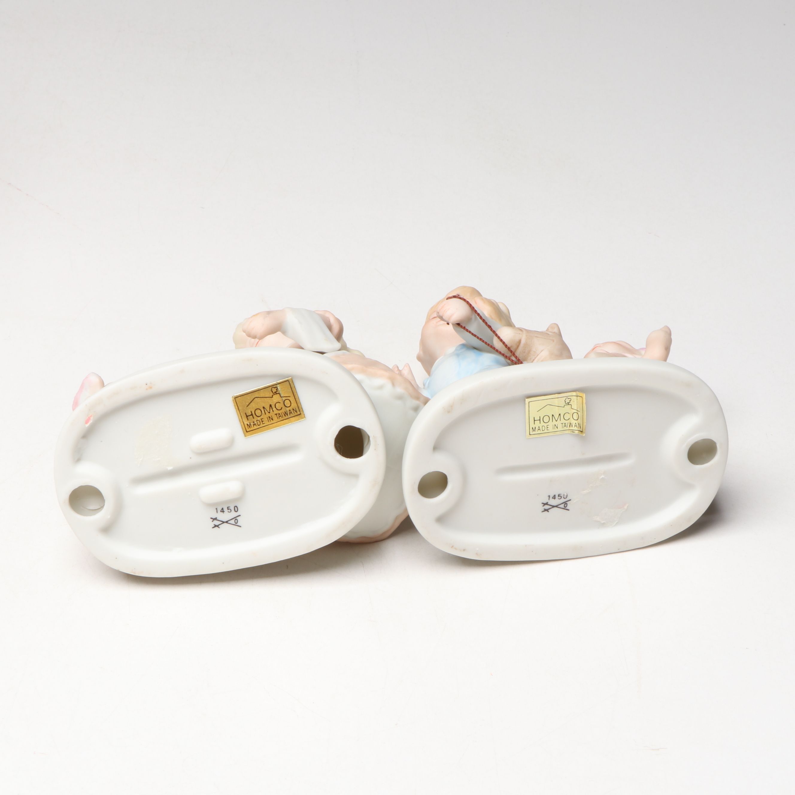 Lenox "Baby's First Shoes" with Homco and More Porcelain Baby Figurines