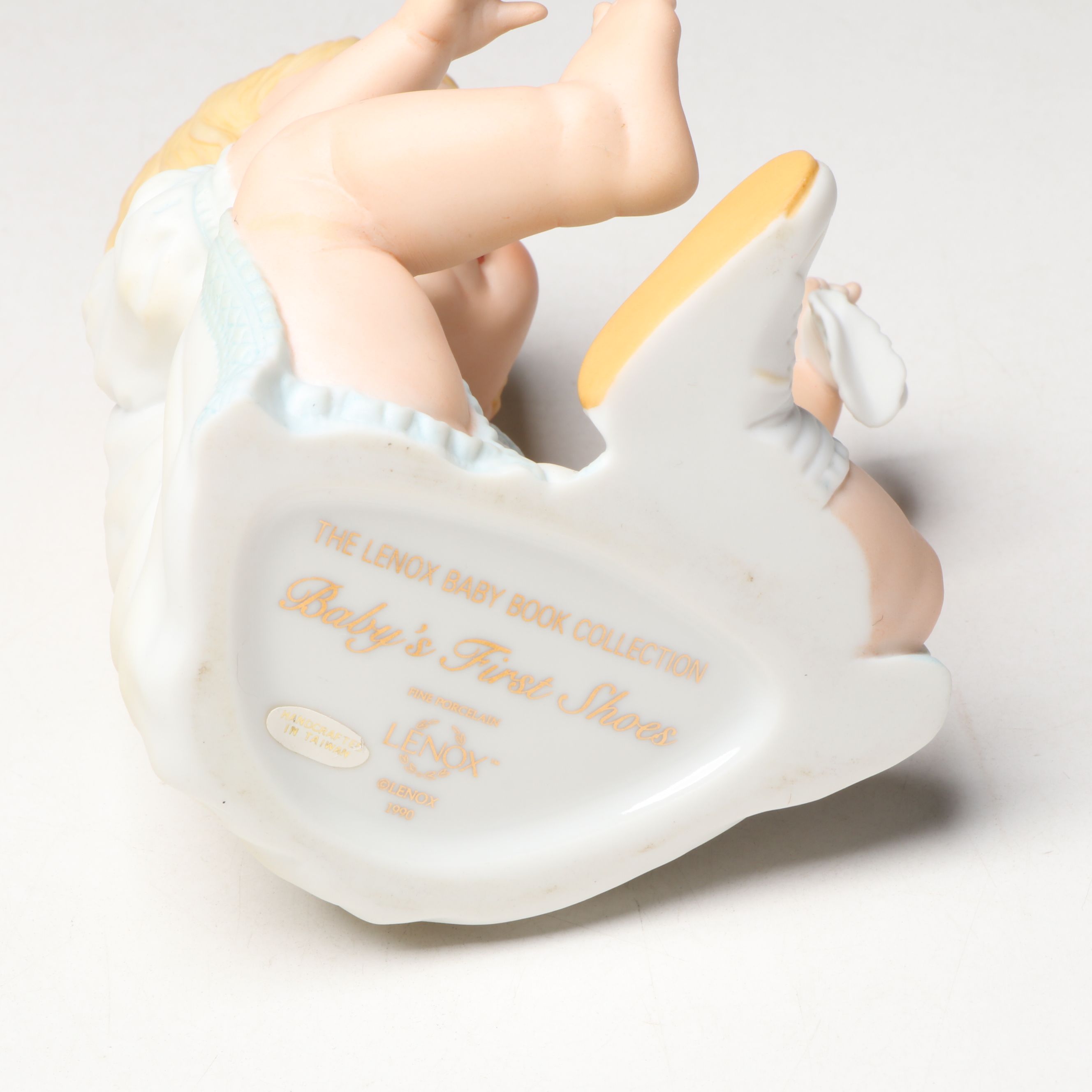 Lenox "Baby's First Shoes" with Homco and More Porcelain Baby Figurines
